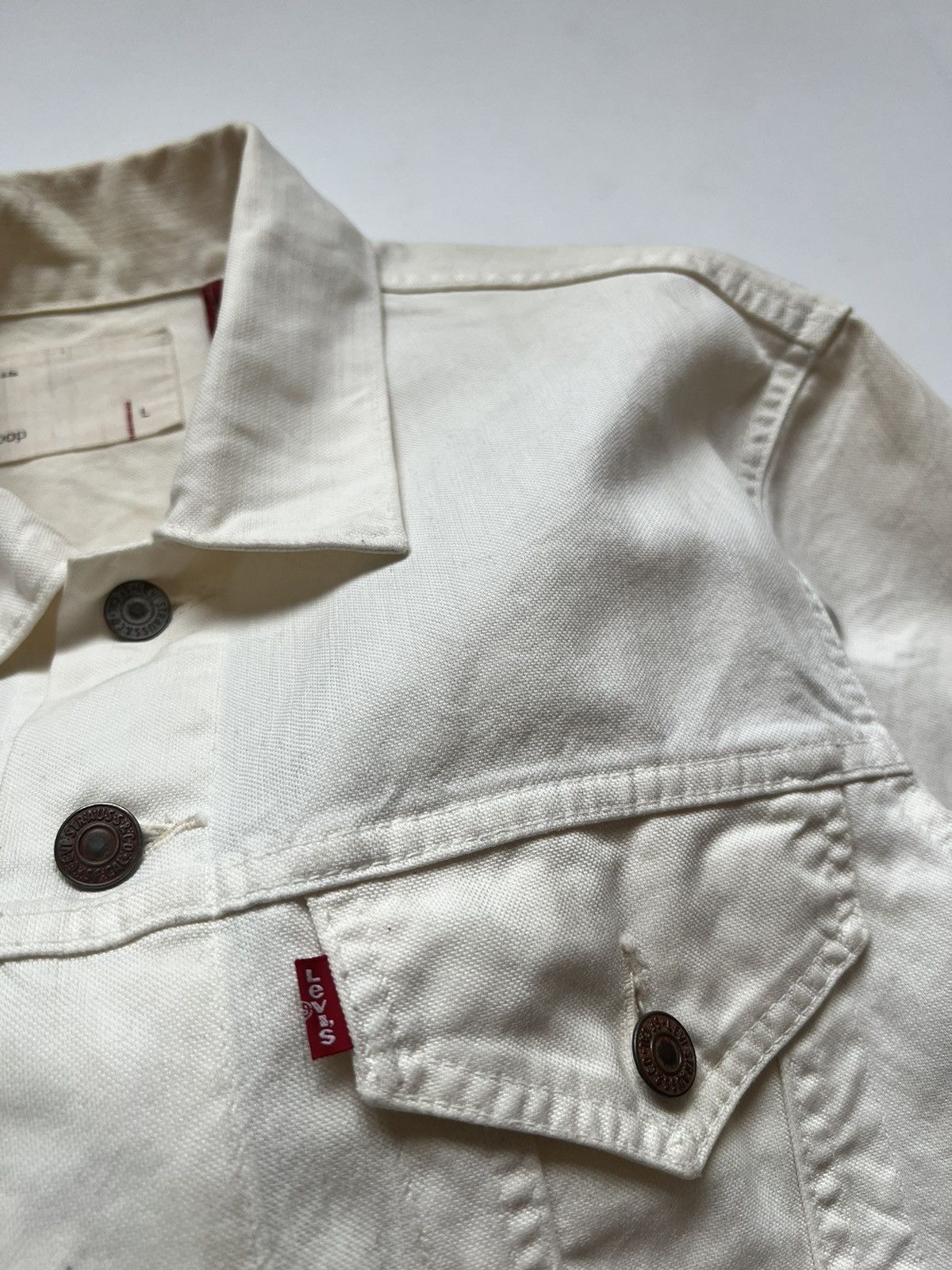 Levi's Vintage Levis Redloop Denim Jacket Size US L / EU 52-54 / 3 - 2 Thumbnail