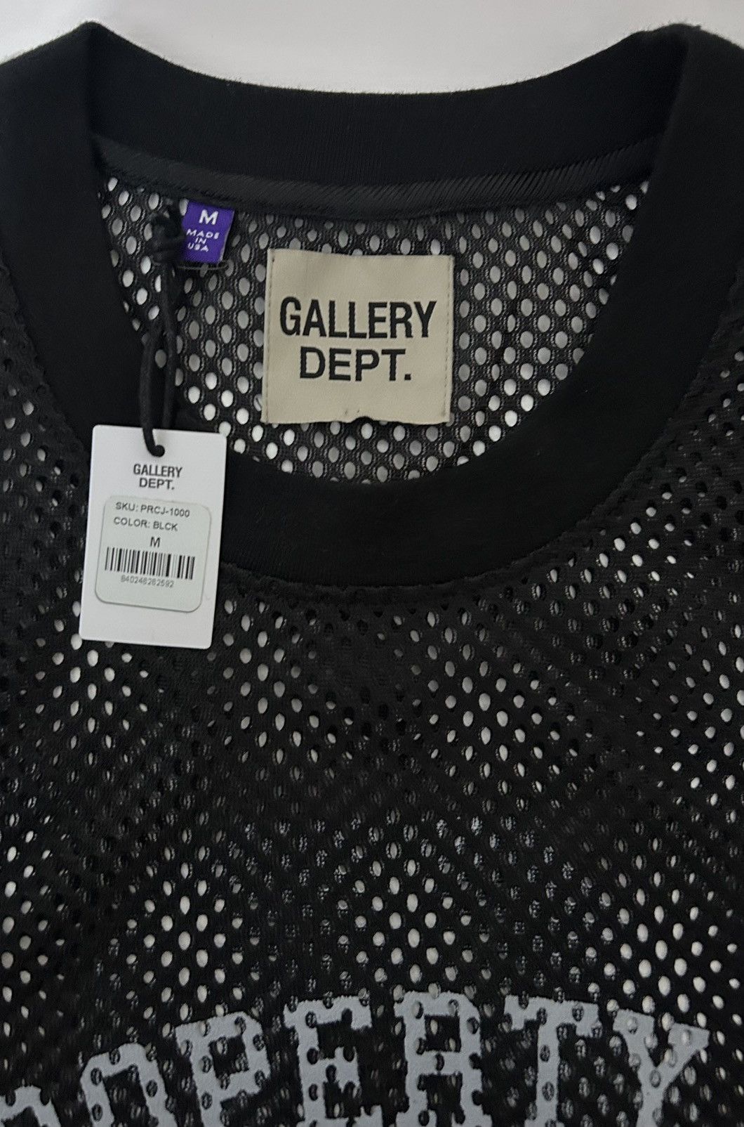Gallery Dept. GALLERY DEPT Practice Jersey Black Size: M Size US M / EU 48-50 / 2 - 6 Thumbnail