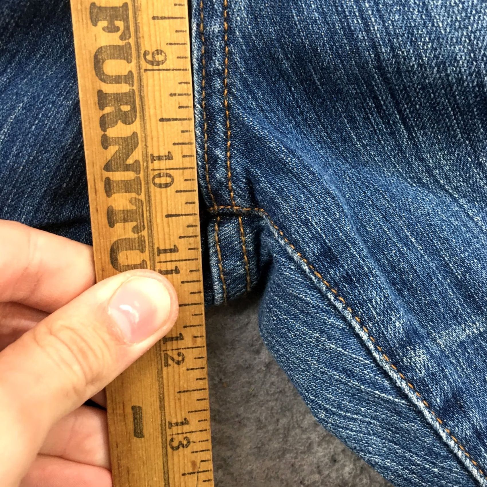 Calvin Klein Calvin Klein Jeans Womens 16x32 Blue Denim Mid Rise Straight Jeans 5-Pocket Regular Rise Mens? Womens Size 38" / US 16 / IT 52 - 6 Thumbnail
