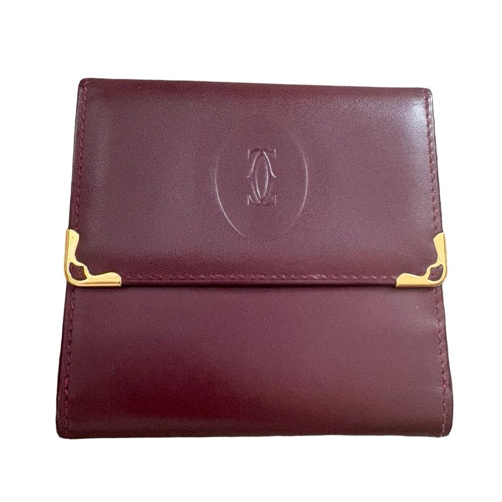 Cartier Cartier Tri-fold Leather Wallet Size ONE SIZE - 1 Thumbnail