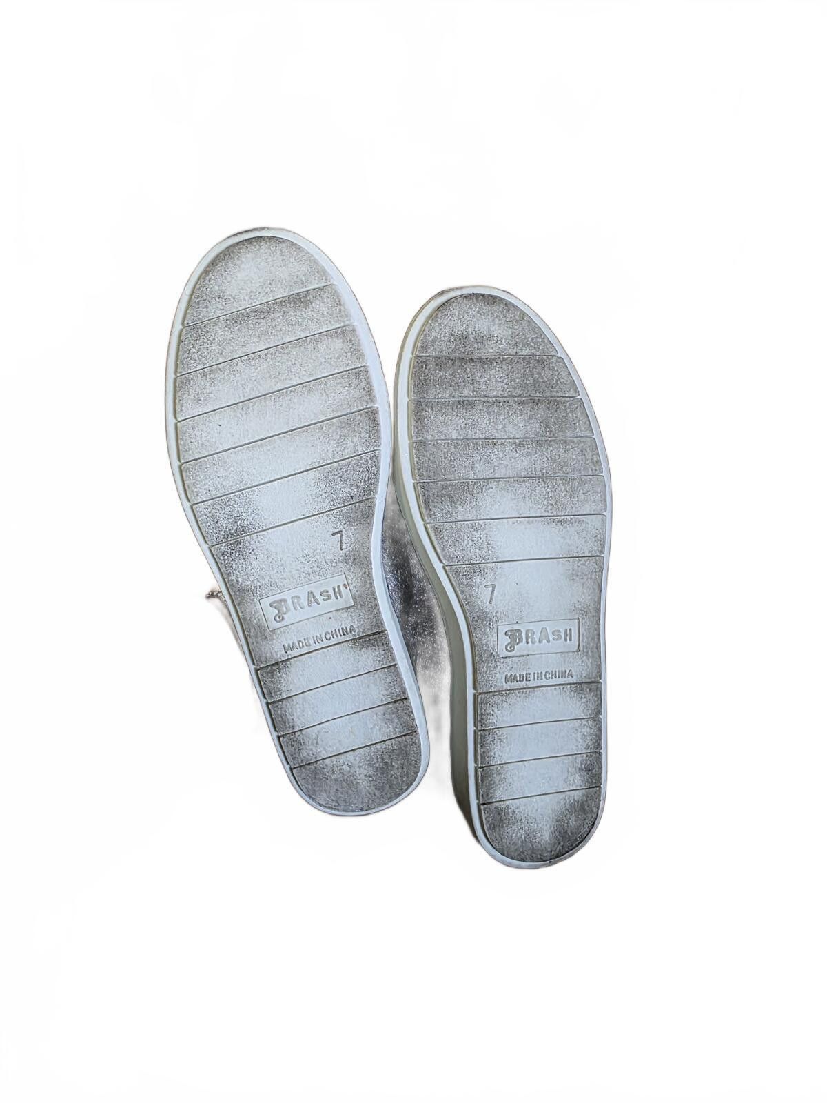 BRAHMIN 2 Pairs Gray Black Fabric Slipon Sneakers Shoes Womens Sz 7 Size US 7 / IT 37 - 9 Thumbnail
