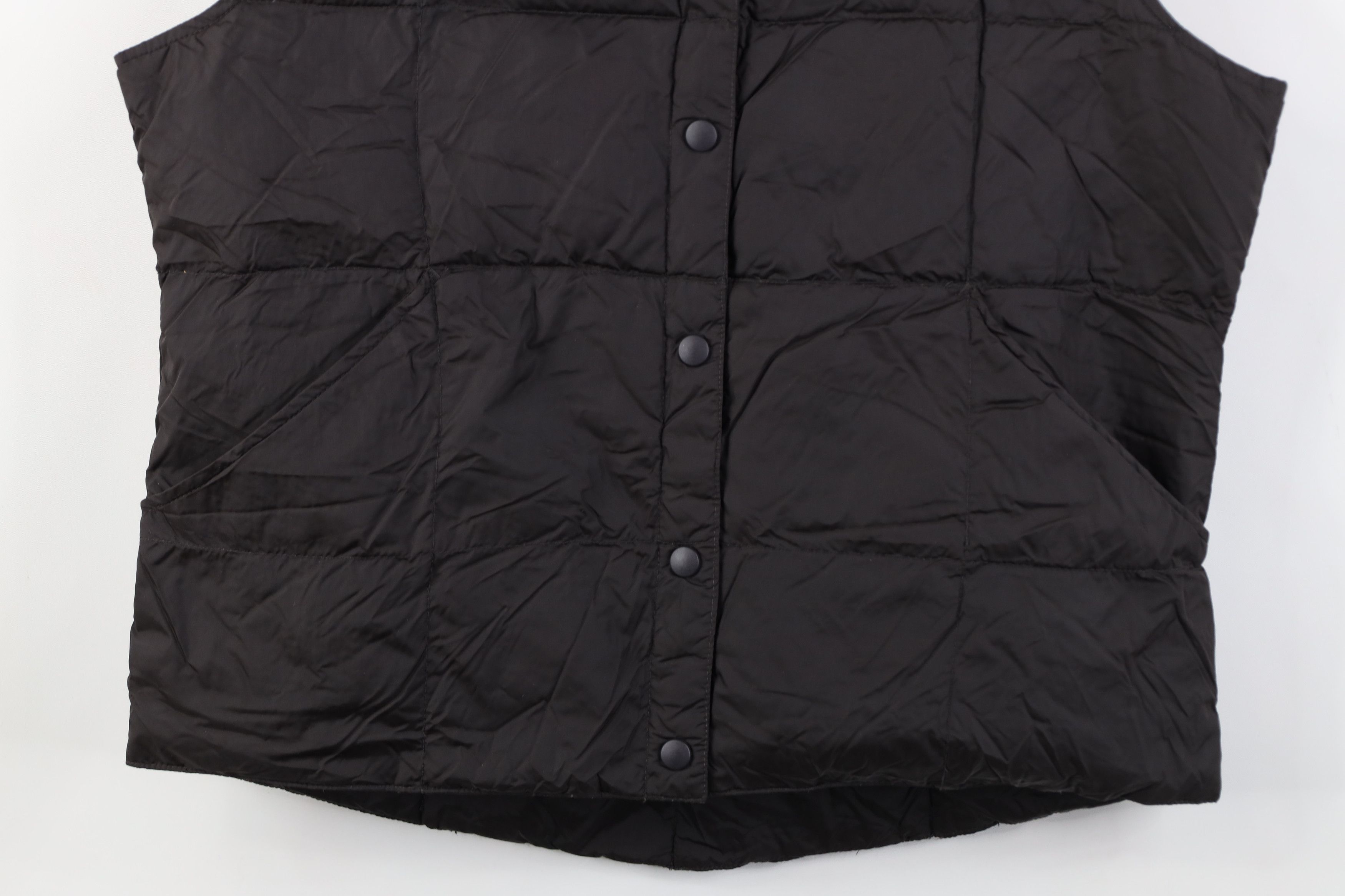 Lands' End Vintage Lands End Duck Down Puffer Vest Jacket Dark Brown Size M / US 6-8 / IT 42-44 - 3 Thumbnail