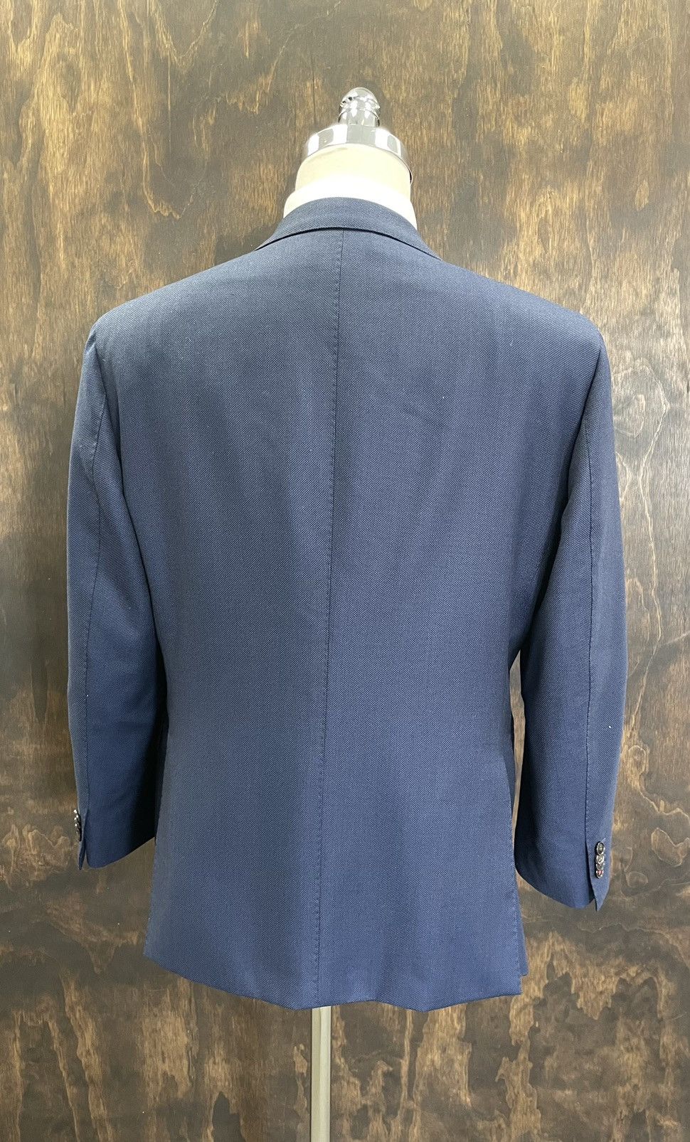 Suitsupply × Vitale Barberis Canonico Birdseye Tailored Fit Sienna Suit Jacket Size 46S - 5 Thumbnail