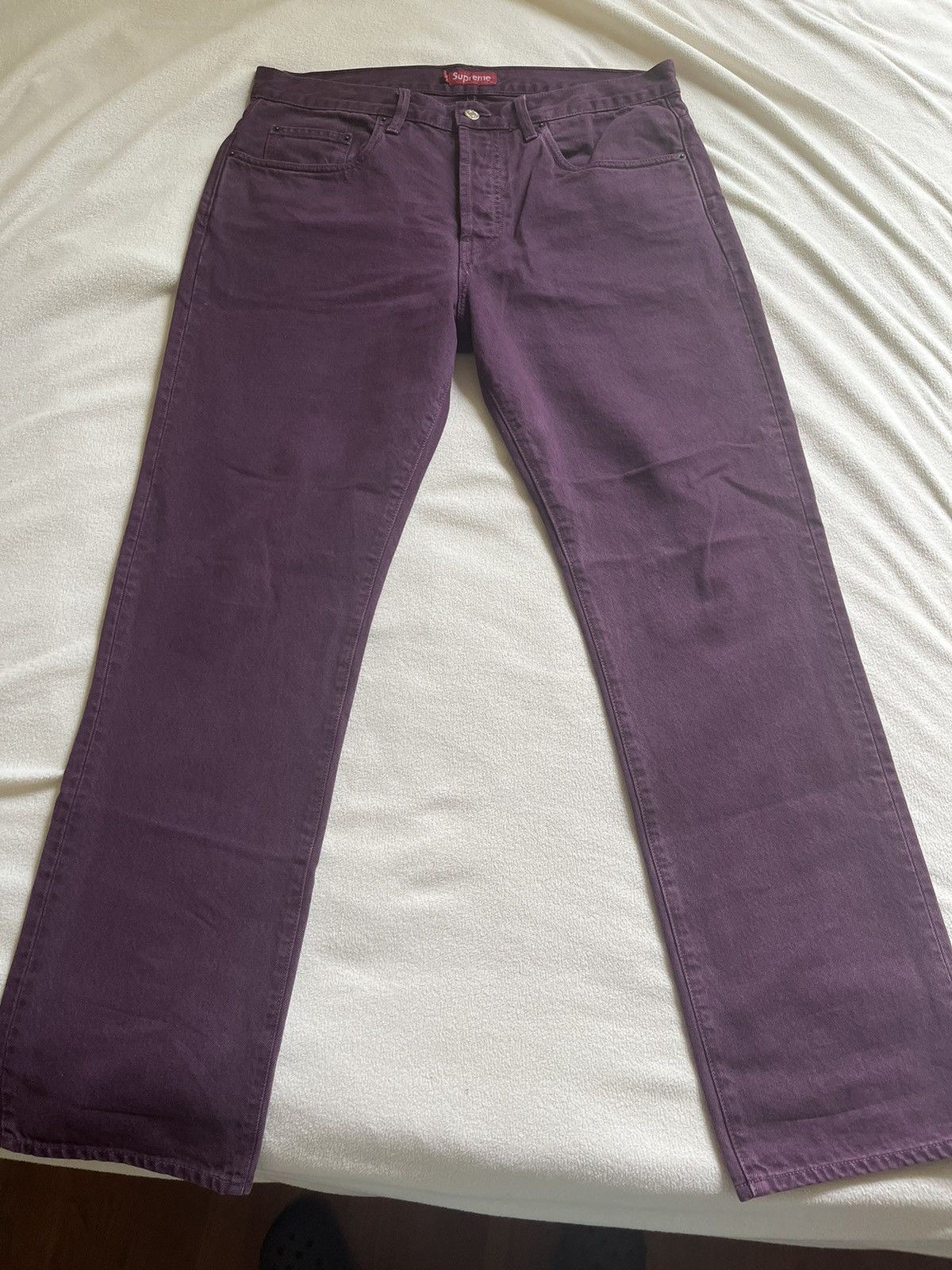 Supreme Supreme Regular Jean Lavender Size 34 | Grailed