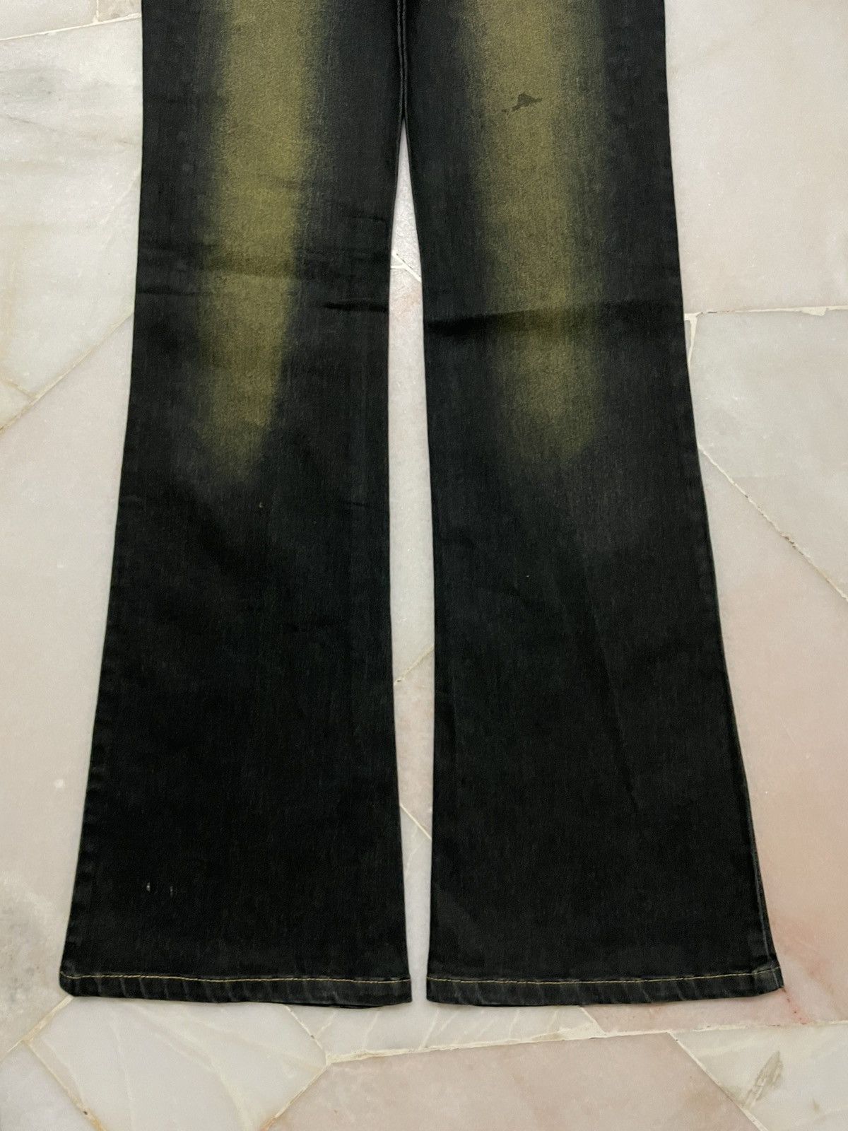 Tornado Mart 💥Flared💥Insane 90s Japanese Rusty Mudwash Studded Dark Jean Size 28" / US 6 / IT 42 - 15 Thumbnail