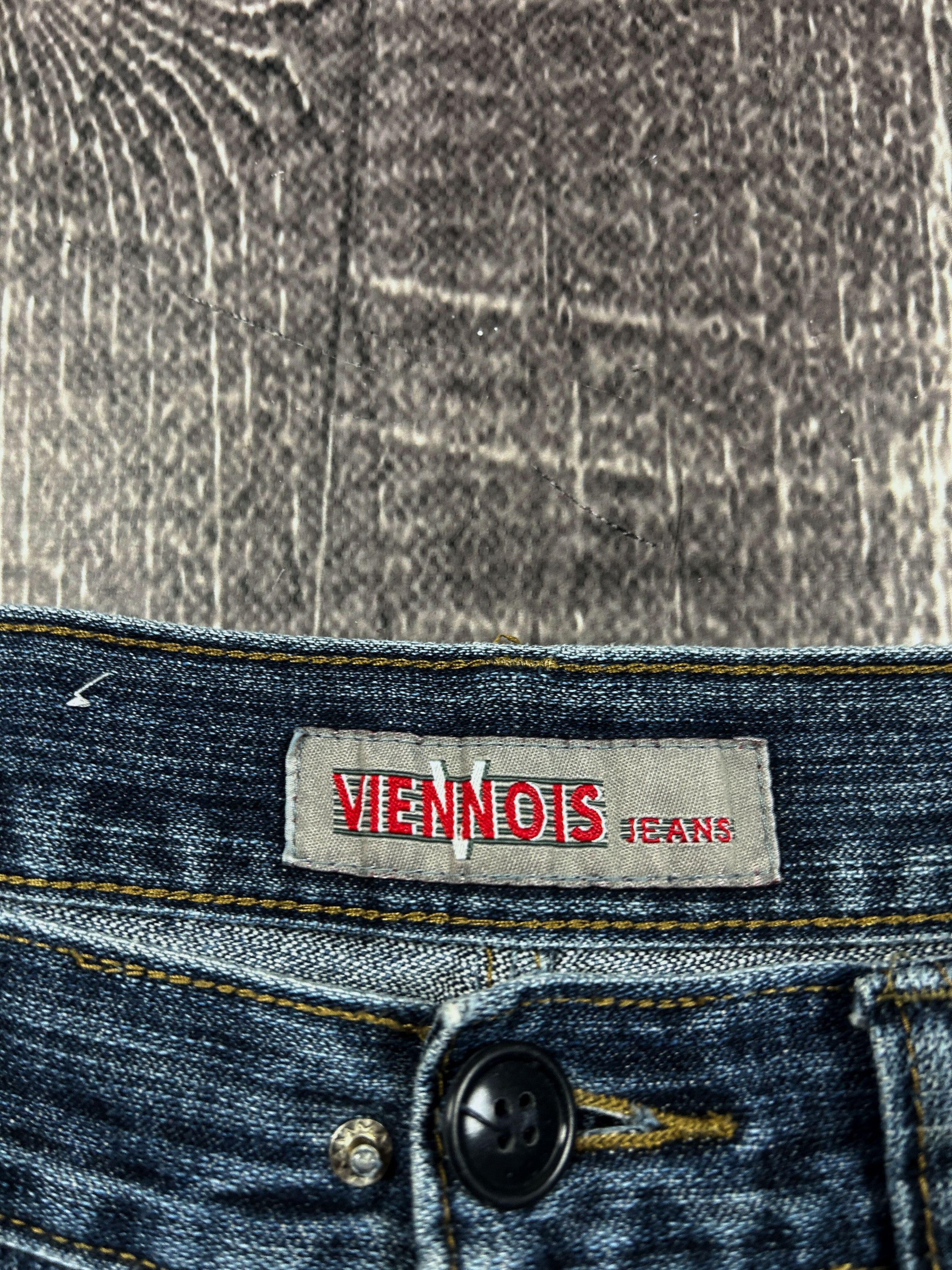 Vintage VTG Viennois Cargo Denim Jeans Y2K Multi Pocket Streetwear Size US 32 / EU 48 - 7 Thumbnail