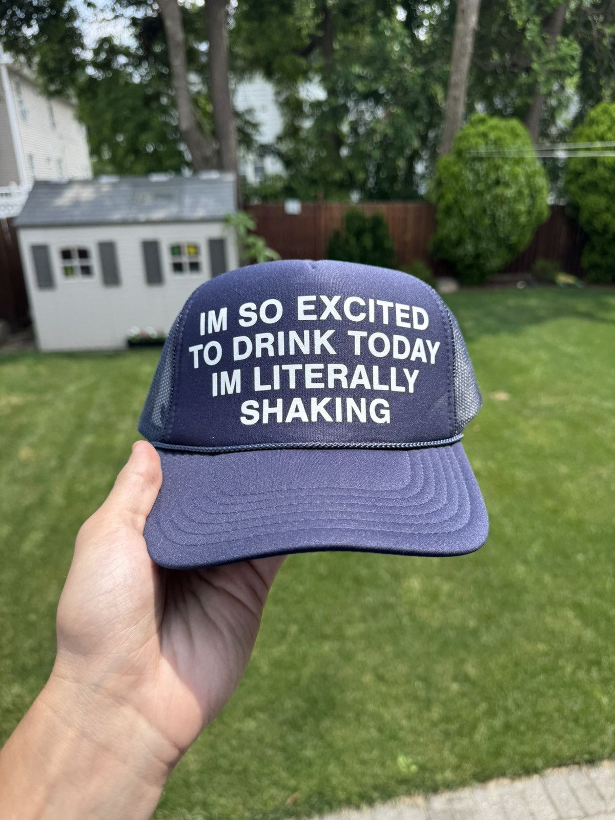 Other Excited to Drink Foam Trucker Hat Size ONE SIZE - 1 Thumbnail