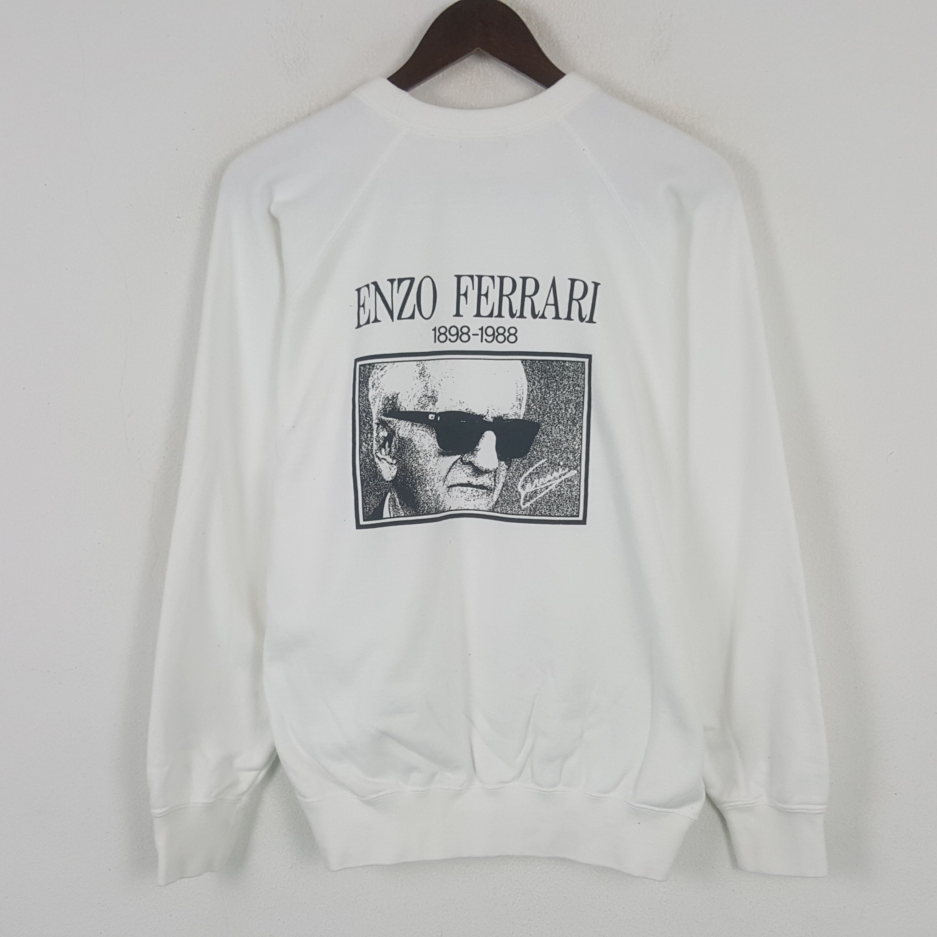 Ferrari × Vintage Vintage Enzo Ferrari Sweatshirt Size US M / EU 48-50 / 2 - 1 Thumbnail