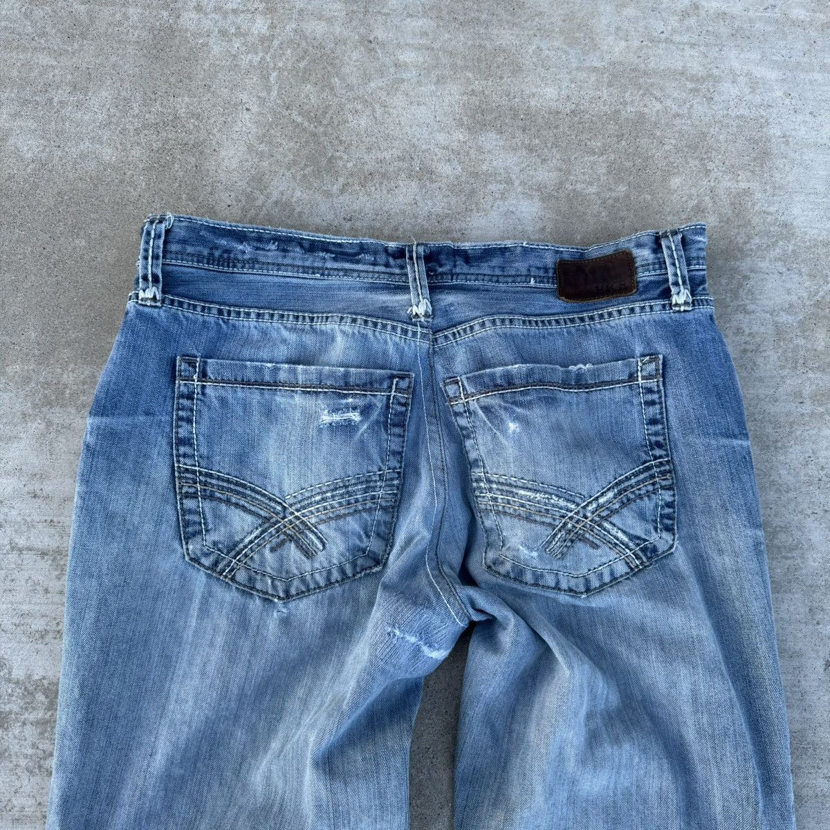 BKE × JNCO × Southpole Vintage Y2K Thrashed Baggy Loose BKE Skater Jeans 34 Size US 34 / EU 50 - 10 Thumbnail