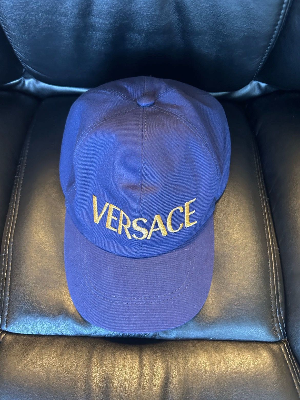 Versace Versace Embroidered Logo Cap Size ONE SIZE - 1 Thumbnail