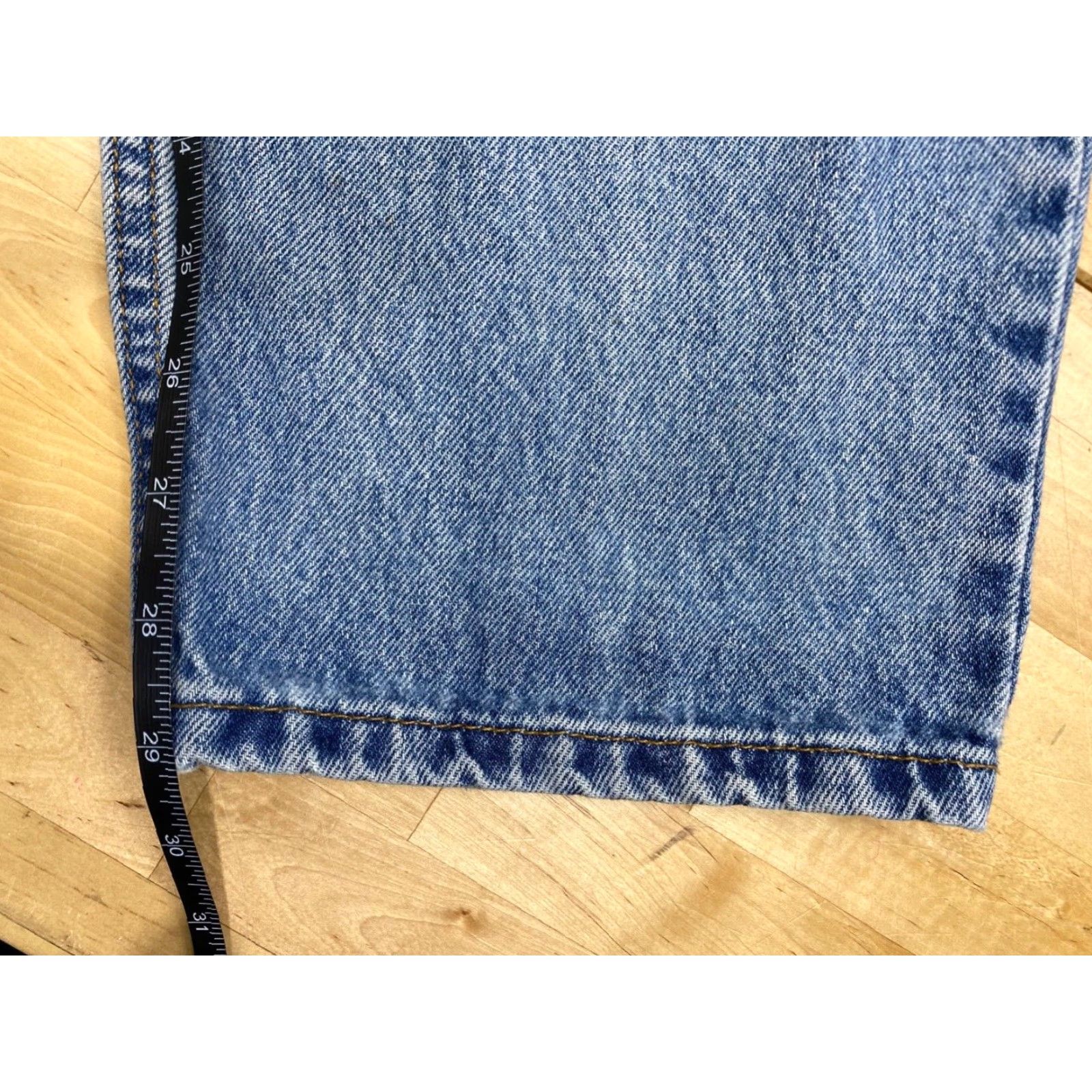 Levi's VINTAGE Levi's 550 Jeans Men's 34x29 Relaxed Fit Orange Tab Grunge 90s Style Straight, 34 Waist, Inseam 29, Regular, Orange, Mens Size US 34 / EU 50 - 7 Thumbnail