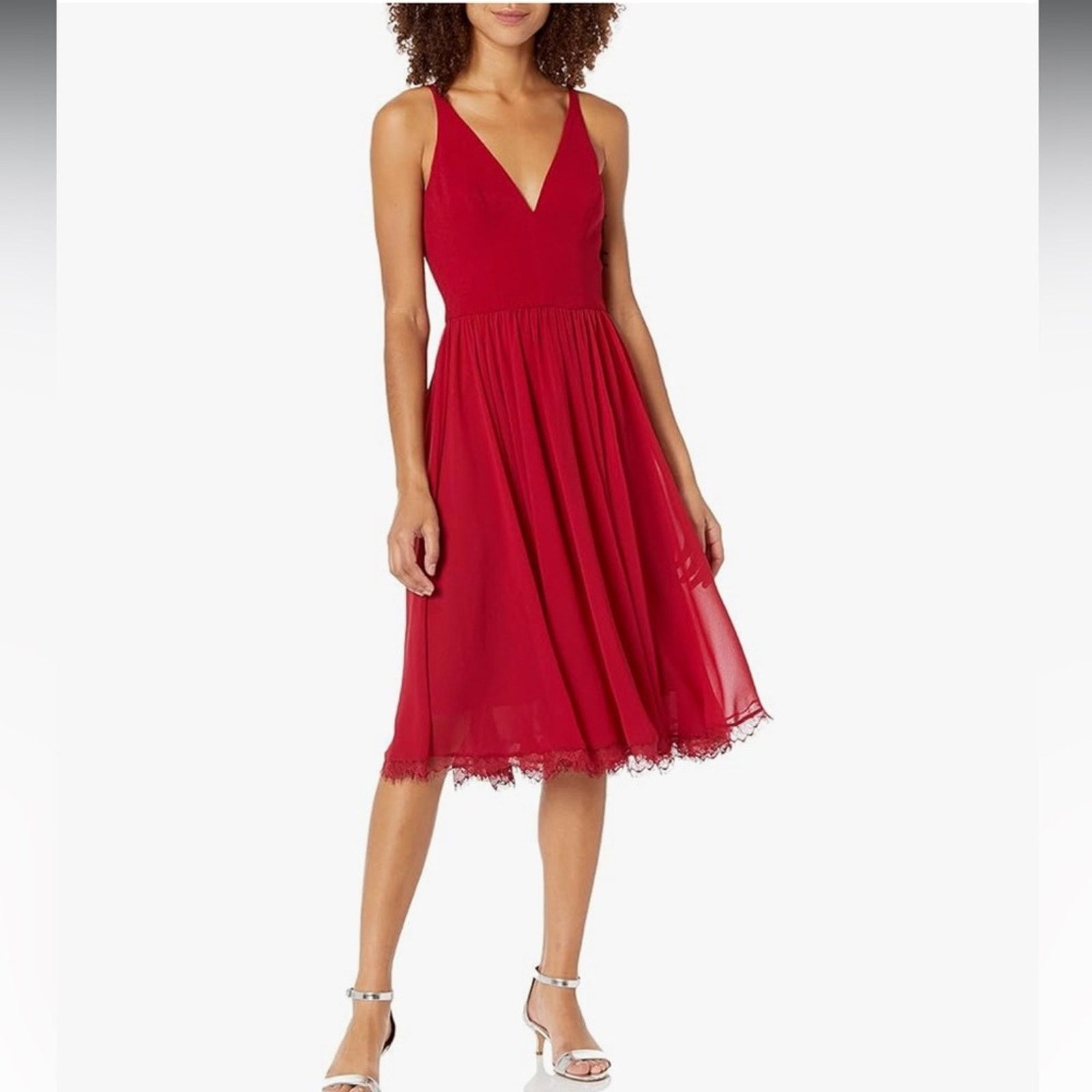 Dress the Population Dress the Population Alicia Dress - Size Small - Red Size S / US 4 / IT 40 - 1 Thumbnail