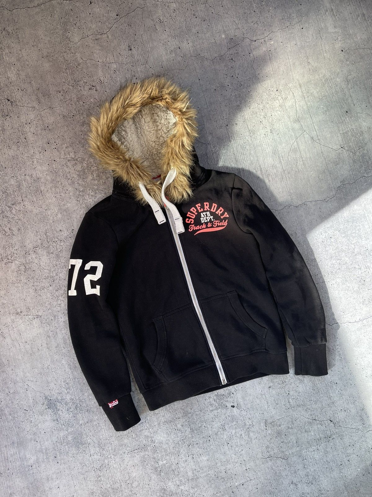 Superdry × Vintage Y2K Superdry FUR IfSixWasNine style Alaska Hoodie Size M / US 6-8 / IT 42-44 - 2 Thumbnail