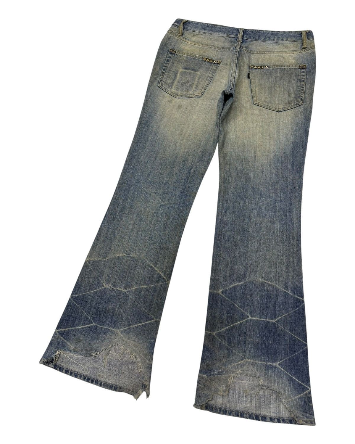 Hysteric Glamour Flare Studded Jeans Hysteric Glamour Style By Daisy Jeans Size US 34 / EU 50 - 6 Thumbnail