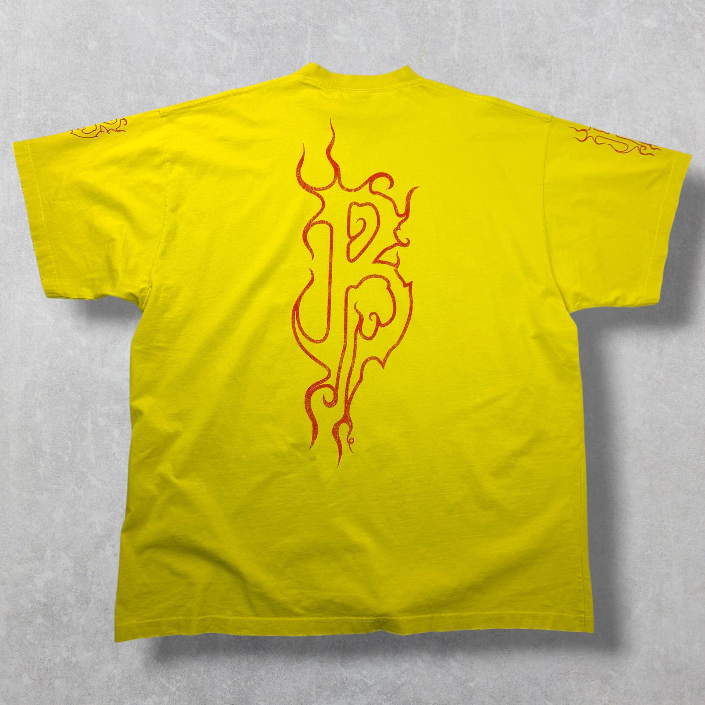 Balenciaga Balenciaga Darkwave Oversized Tee Yellow 5 (XXXL) Size US XXL / EU 58 / 5 - 2 Thumbnail