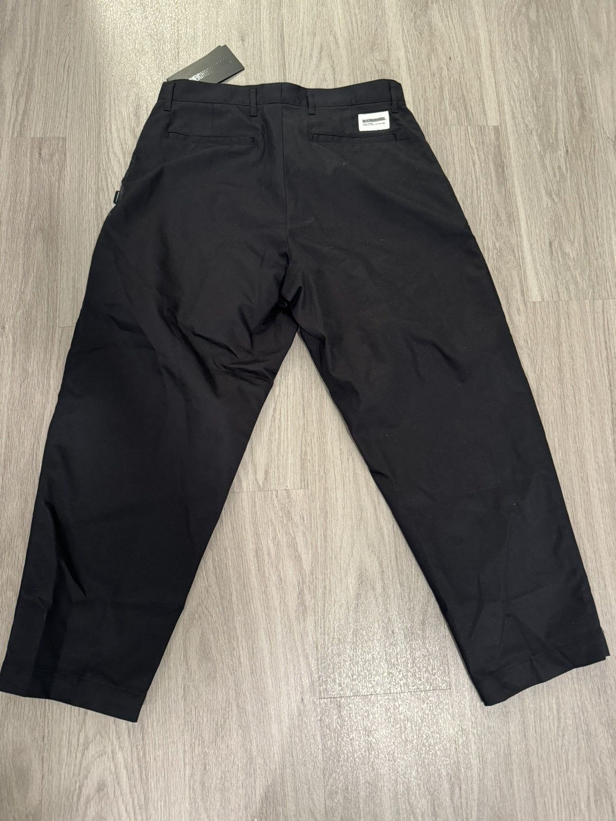 Neighborhood Neighborhood Slant Tuck Pants Black Size US 30 / EU 46 - 2 Thumbnail