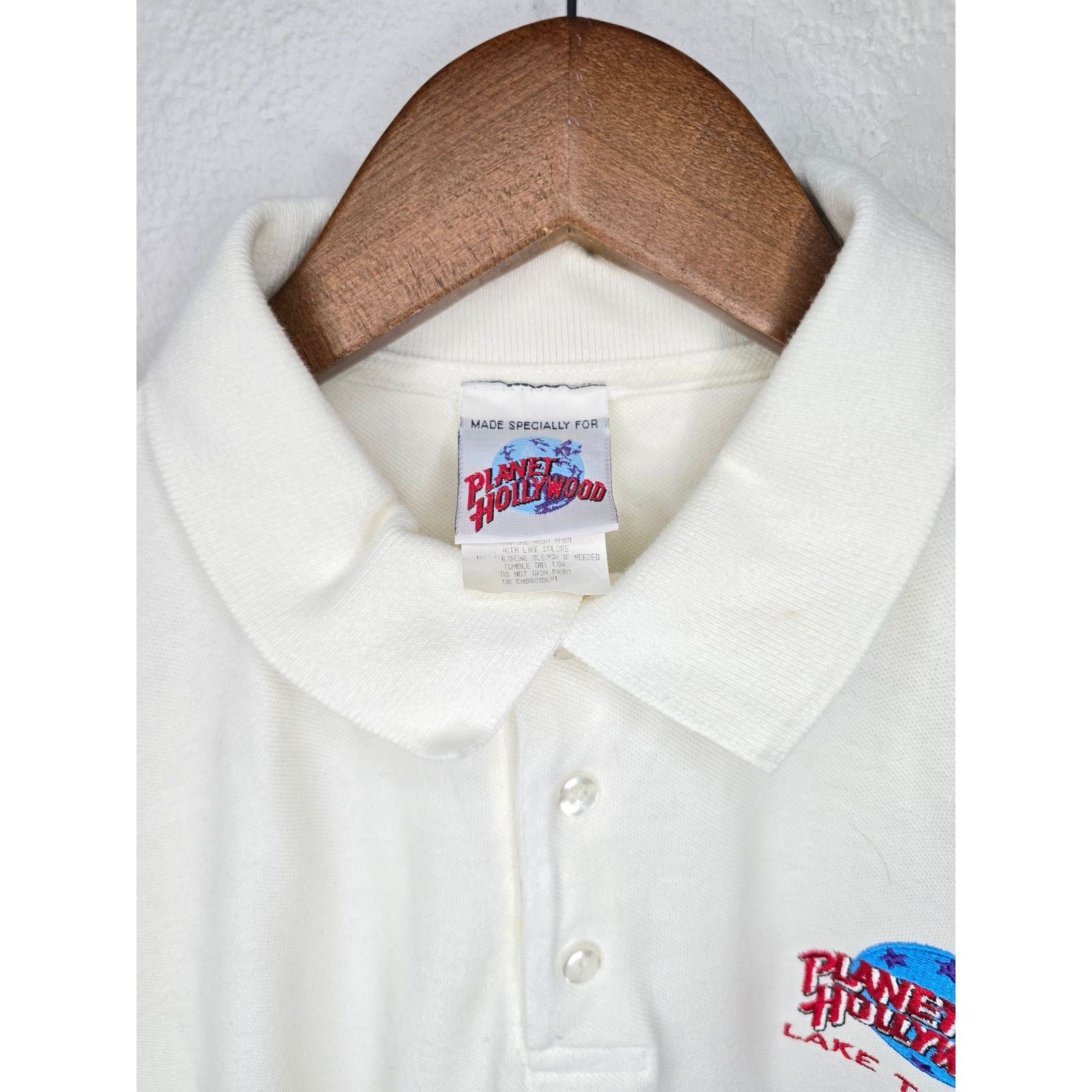 Planet Hollywood × Vintage Vintage Planet Hollywood Lake Tahoe California 90s Polo Size US S / EU 44-46 / 1 - 3 Thumbnail