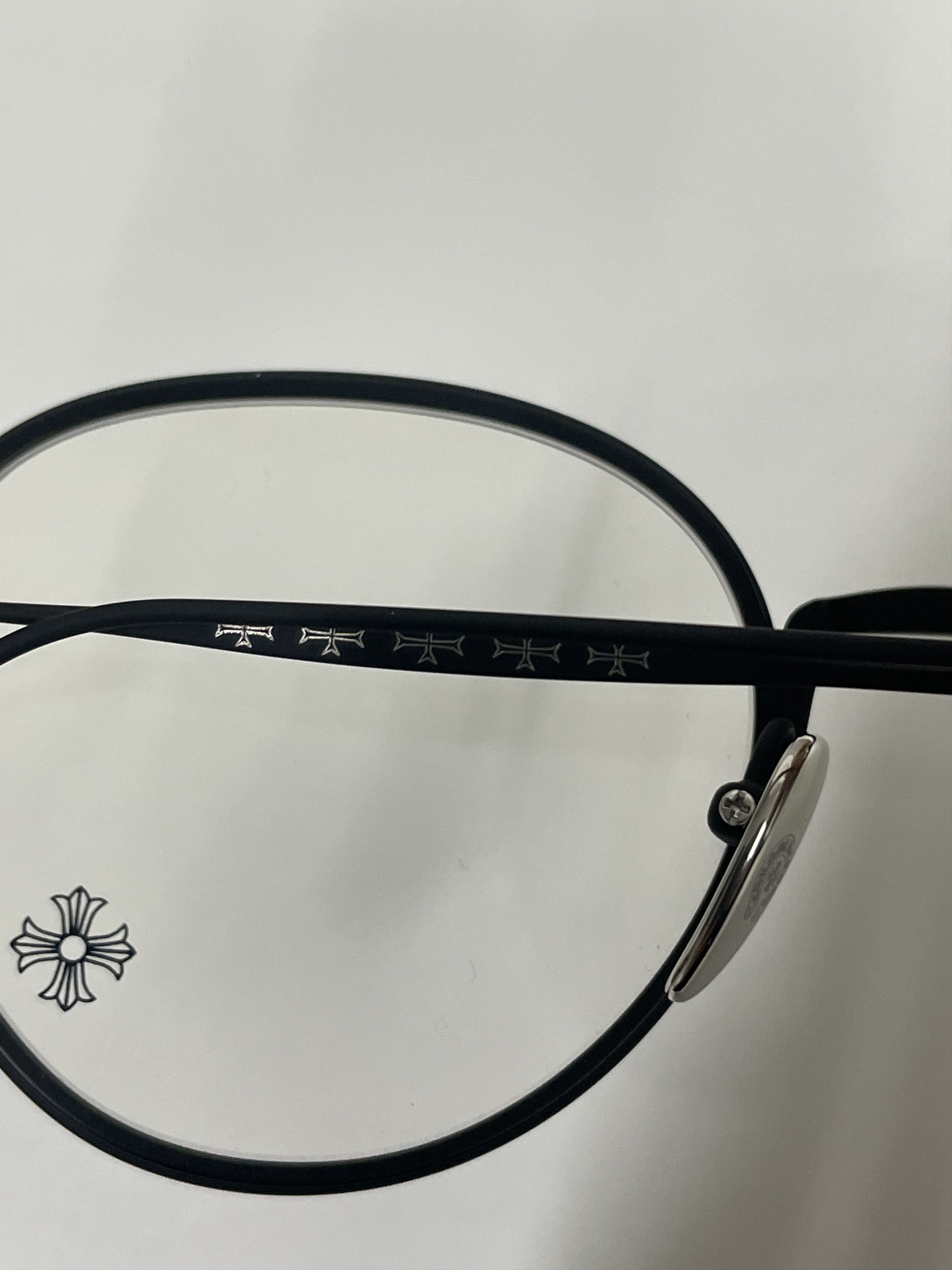 Chrome Hearts Chrome Hearts BONE PRONE IV MBK Glasses Frame Size ONE SIZE - 8 Thumbnail