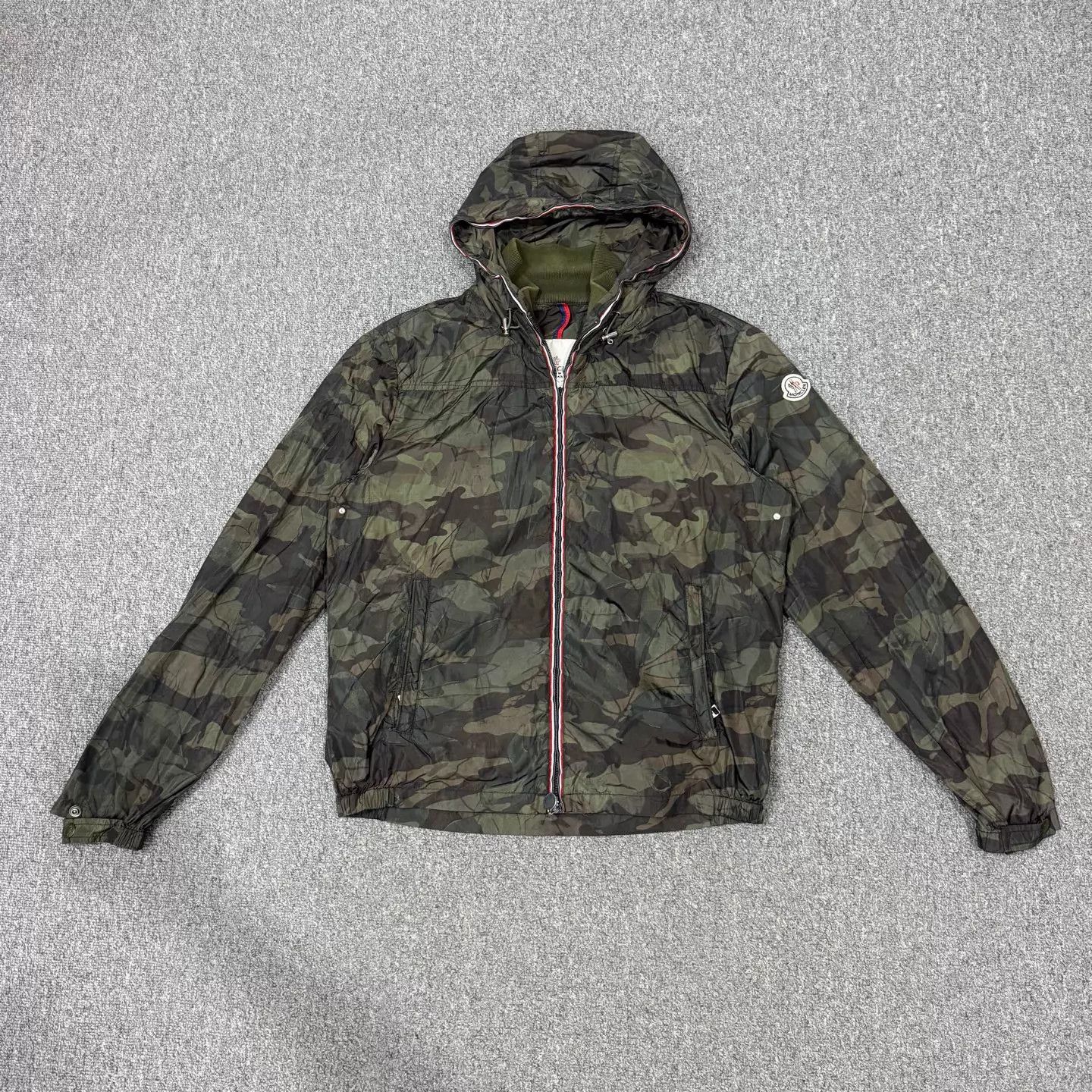 Moncler Moncler Camo Arm Logo Nylon Jacket Size 2 Size US M / EU 48-50 / 2 - 1 Thumbnail