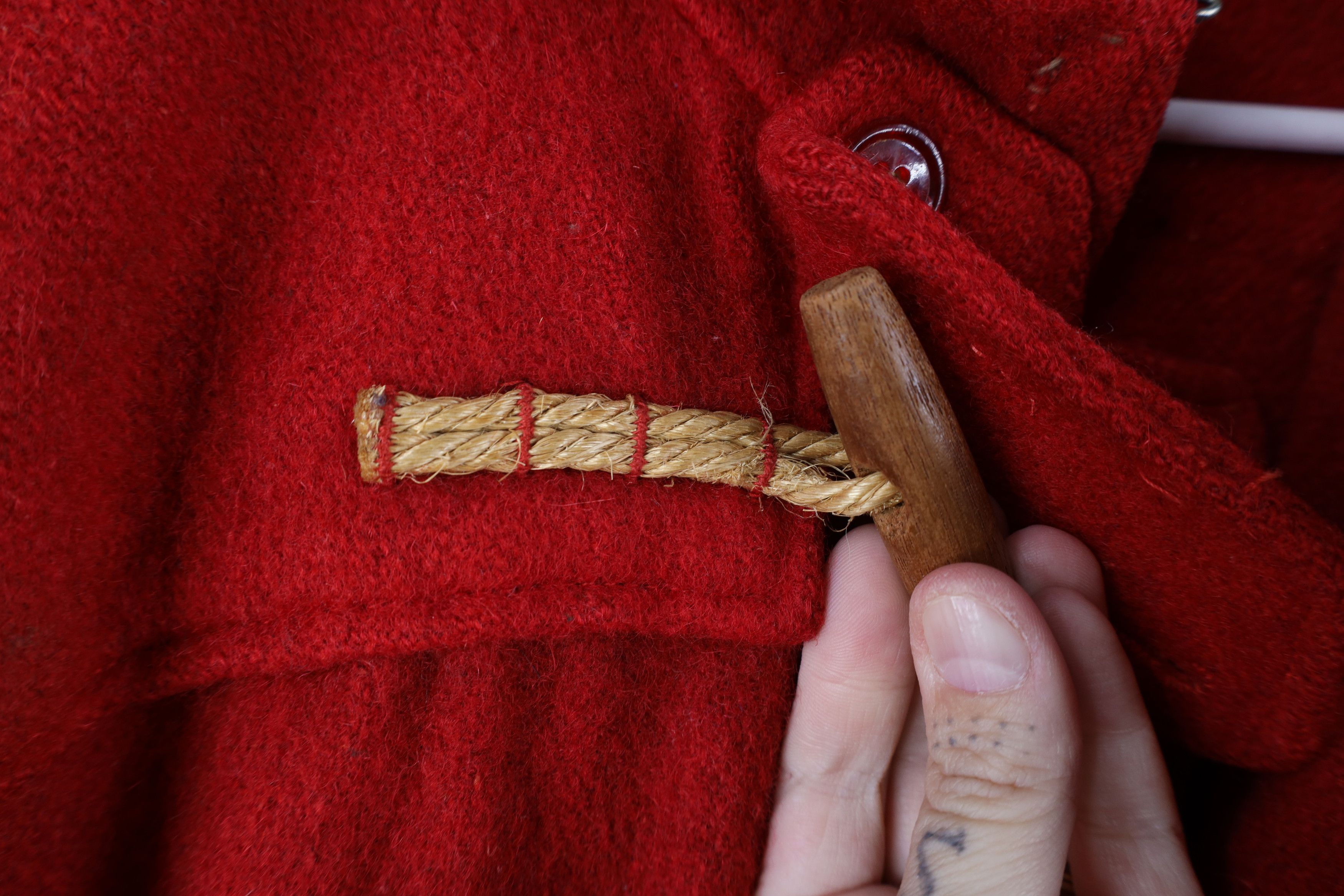 Vintage Vintage 50s Streetwear Toggle Button Hooded Parka Jacket USA Size US XXL / EU 58 / 5 - 6 Thumbnail