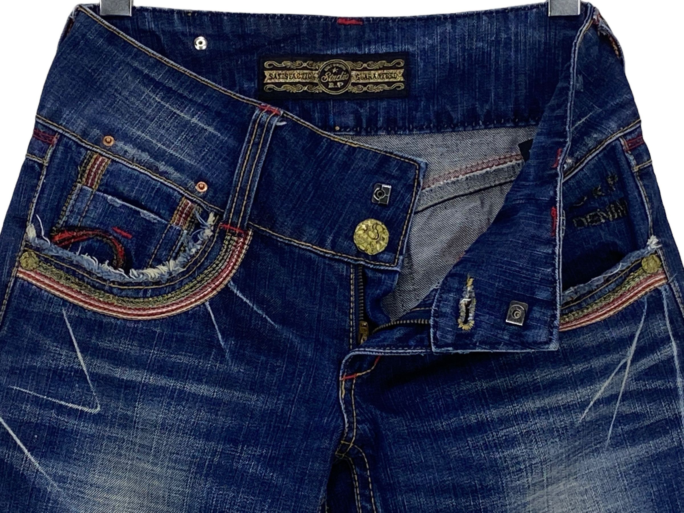Japanese Brand Studio RP Jeans Flare Jeans Distressed Jeans Size 26" / US 2 / IT 38 - 7 Thumbnail