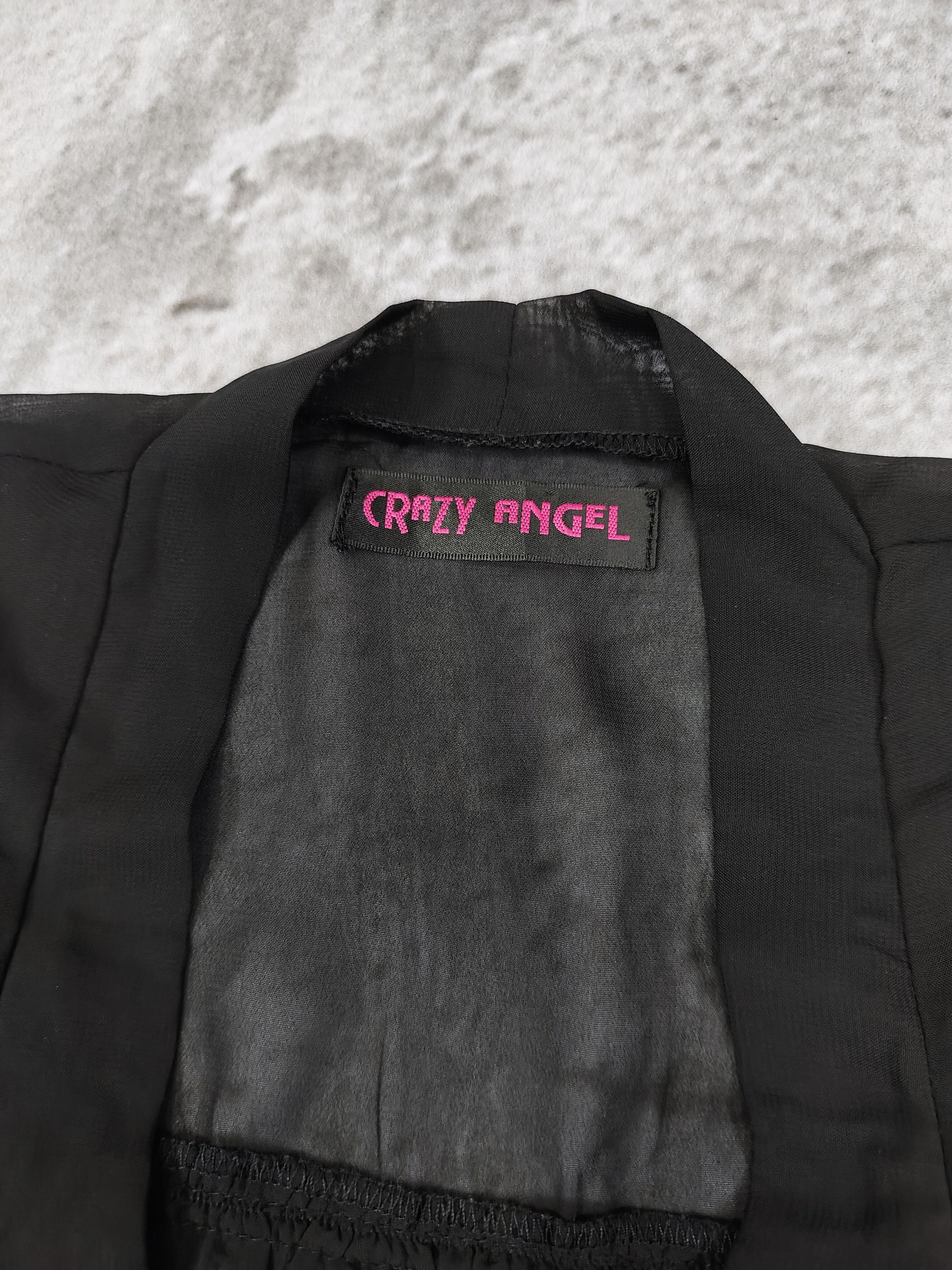 Japanese Brand Crazy Angle🇯🇵Gothic Darkwear Asymmetric Layered Sheer Size M / US 6-8 / IT 42-44 - 8 Thumbnail