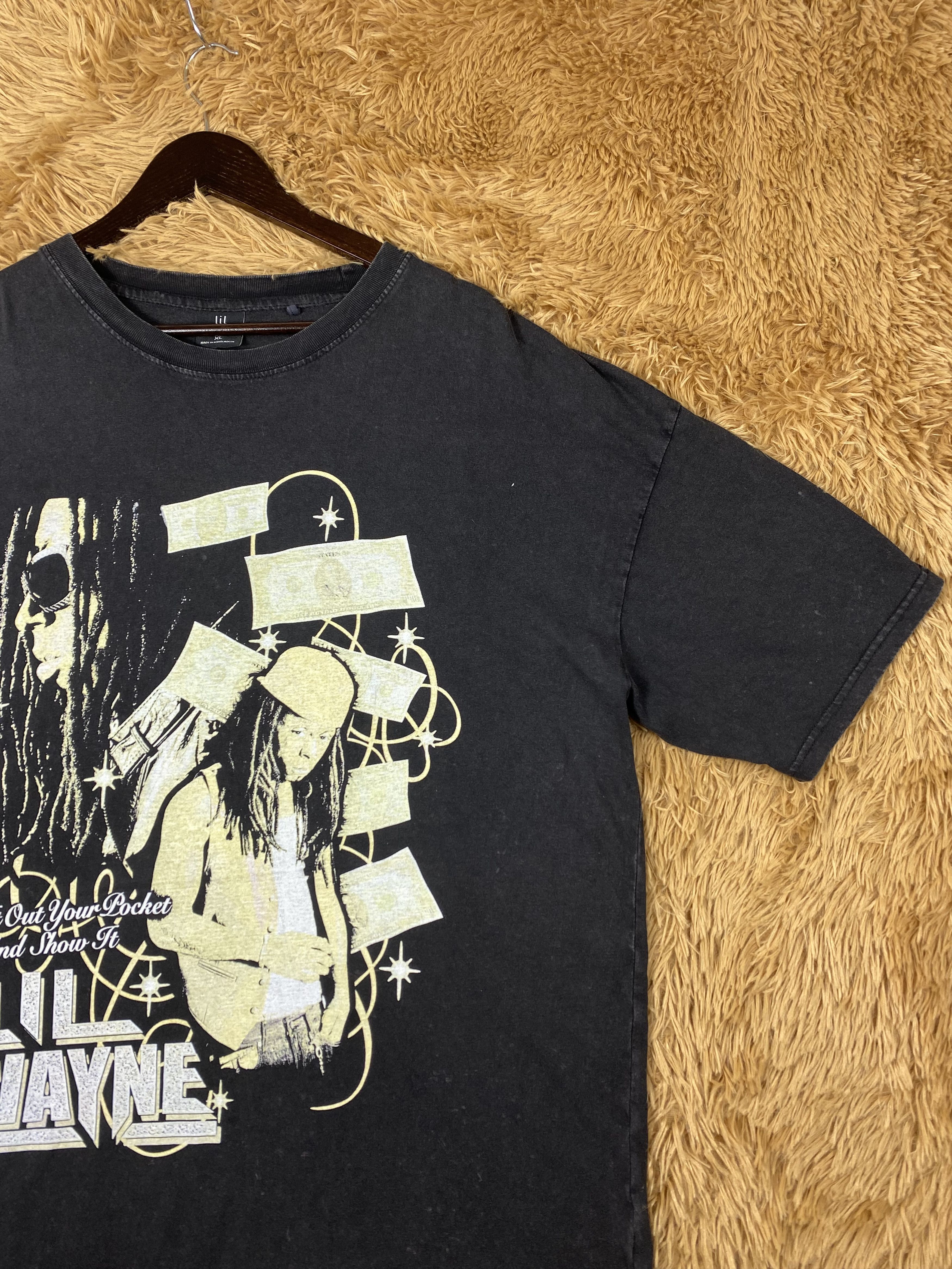 Lil Wayne Vintage Lil Wayne Shorts Sleeve T-Shirts PT0092 Size US XL / EU 56 / 4 - 3 Thumbnail