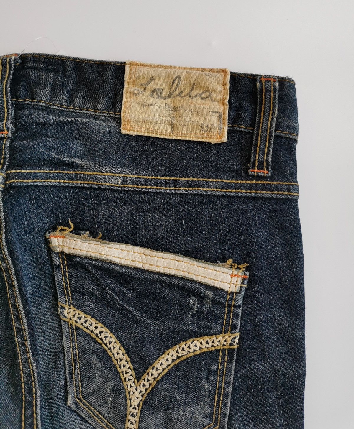 Japanese Brand Lolita Distressed Jeans Size 30" / US 8 / IT 44 - 3 Thumbnail