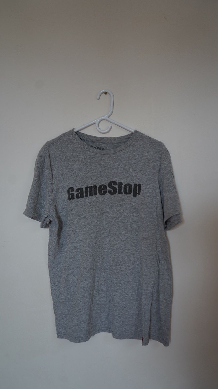 Vintage Heather Gray Vintage Gamestop Tee Size US L / EU 52-54 / 3 - 1 Thumbnail