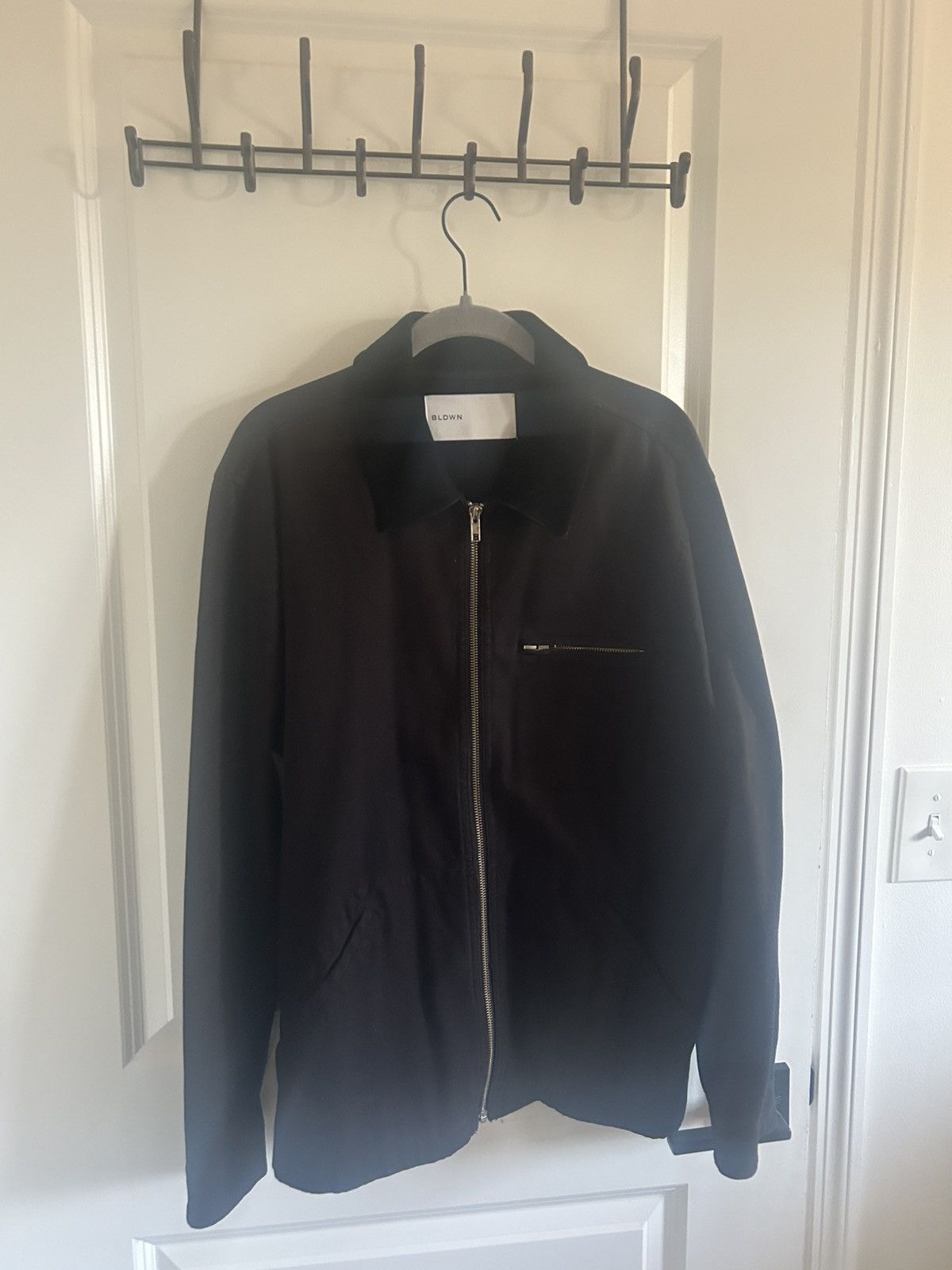 Baldwin BLDWN Duncan Solid Black Cotton Jacket Size US S / EU 44-46 / 1 - 4 Thumbnail
