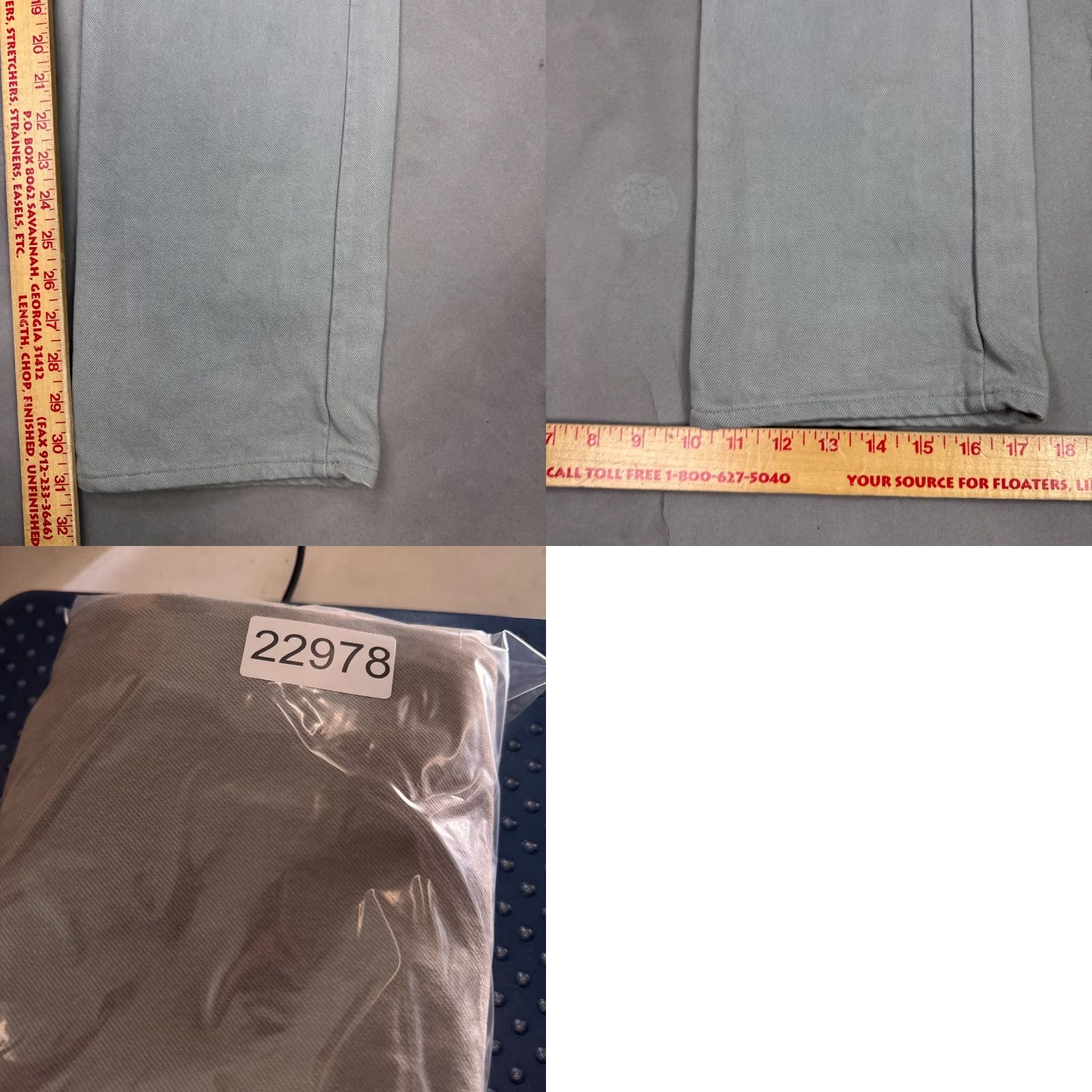 Levi's VINTAGE Levi's 501 Jeans Mens 34x30 Gray 90s Faded Denim Washout Straight Pants Size US 34 / EU 50 - 10 Thumbnail