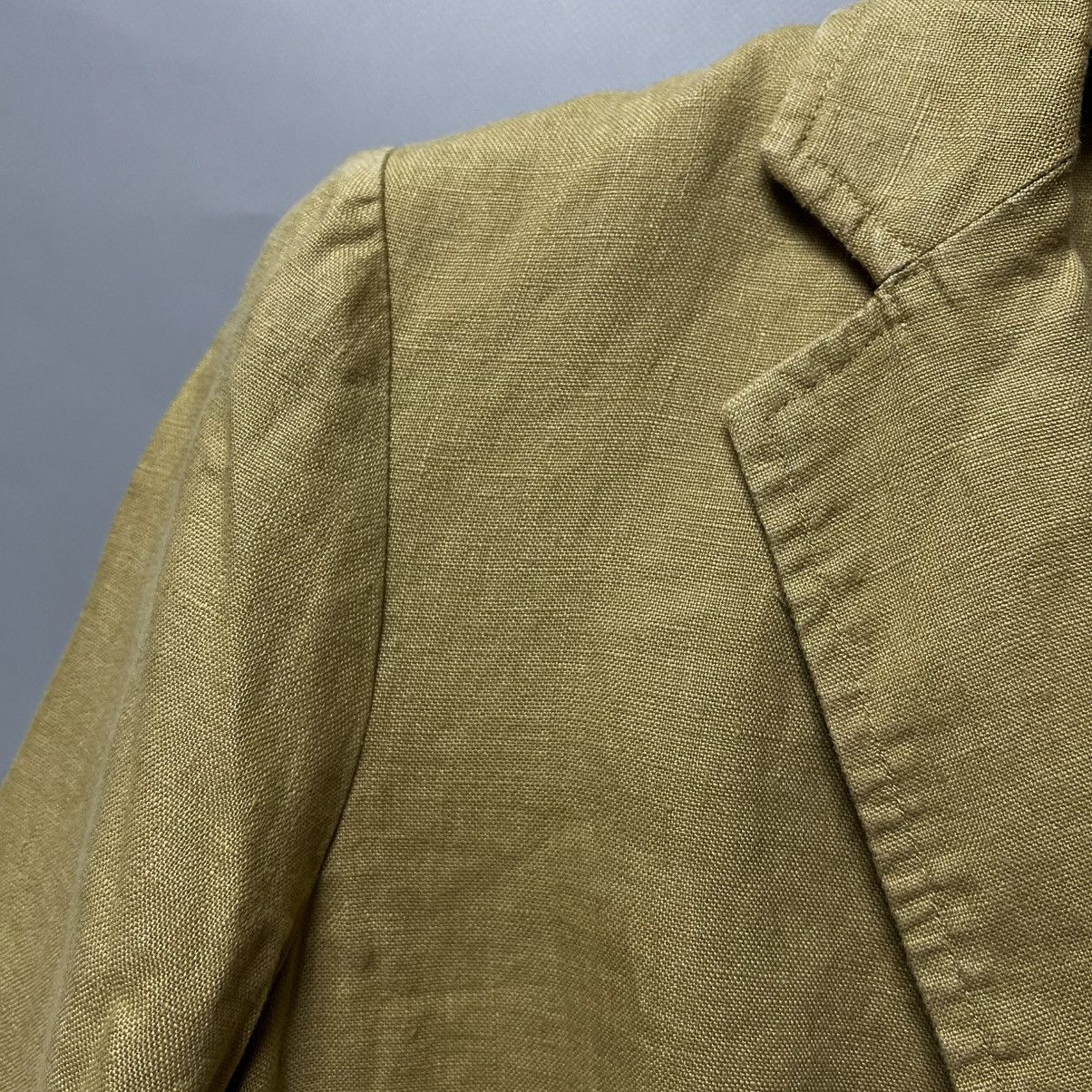 Ralph Lauren Lauren Ralph Lauren 100% Linen Two Button Tan Blazer Jacket Size XS / US 0-2 / IT 36-38 - 8 Thumbnail