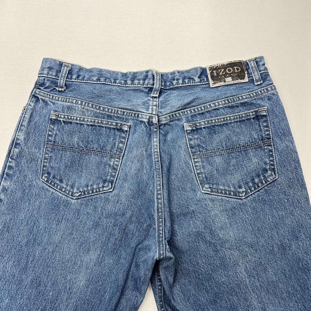Izod × Vintage Izod Men Jeans Blue Relaxed Fit Straight Leg Denim Workwear Size US 36 / EU 52 - 14 Thumbnail