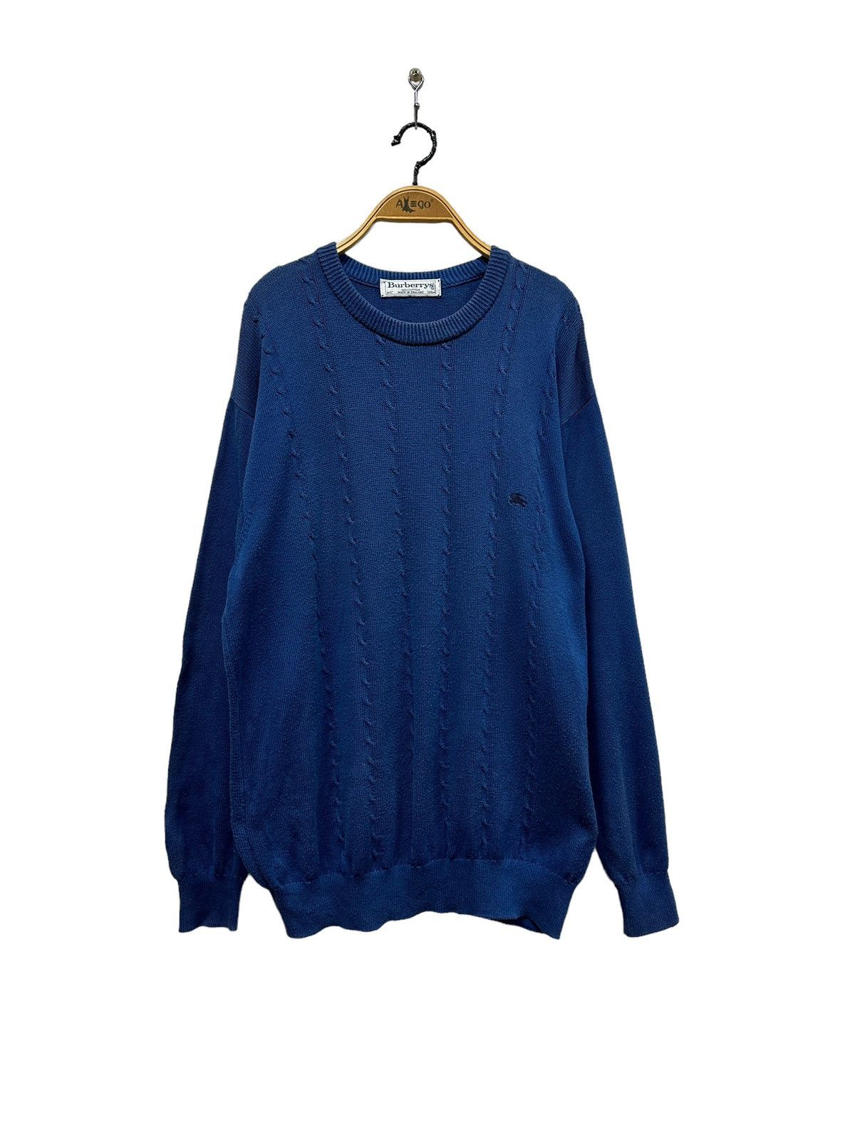image of Burberrys Knitted England in Blue, Men's (Size Large)