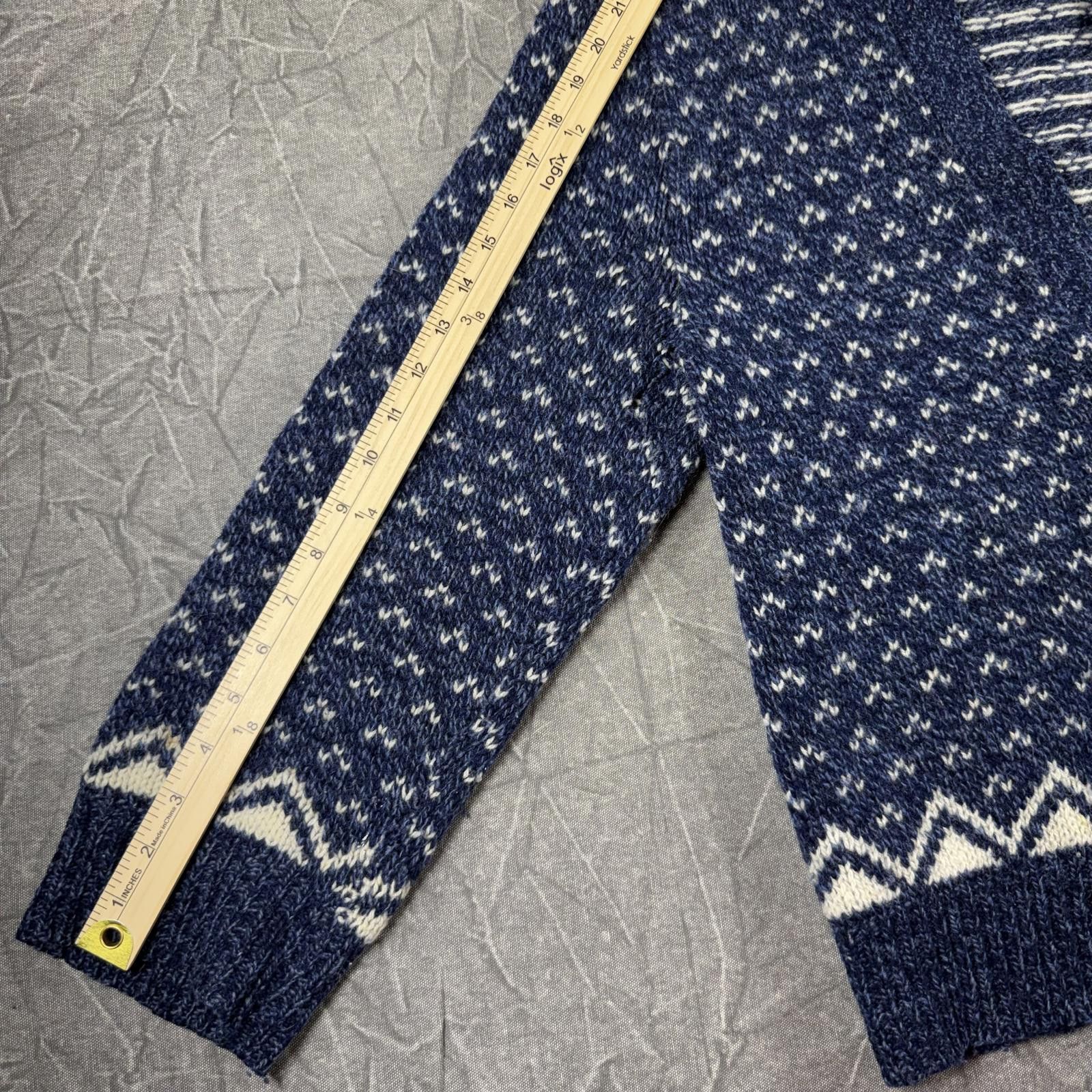 Other Tidewater Traders Sweater Women's M Blue Vintage 85% Wool Size M / US 6-8 / IT 42-44 - 9 Thumbnail