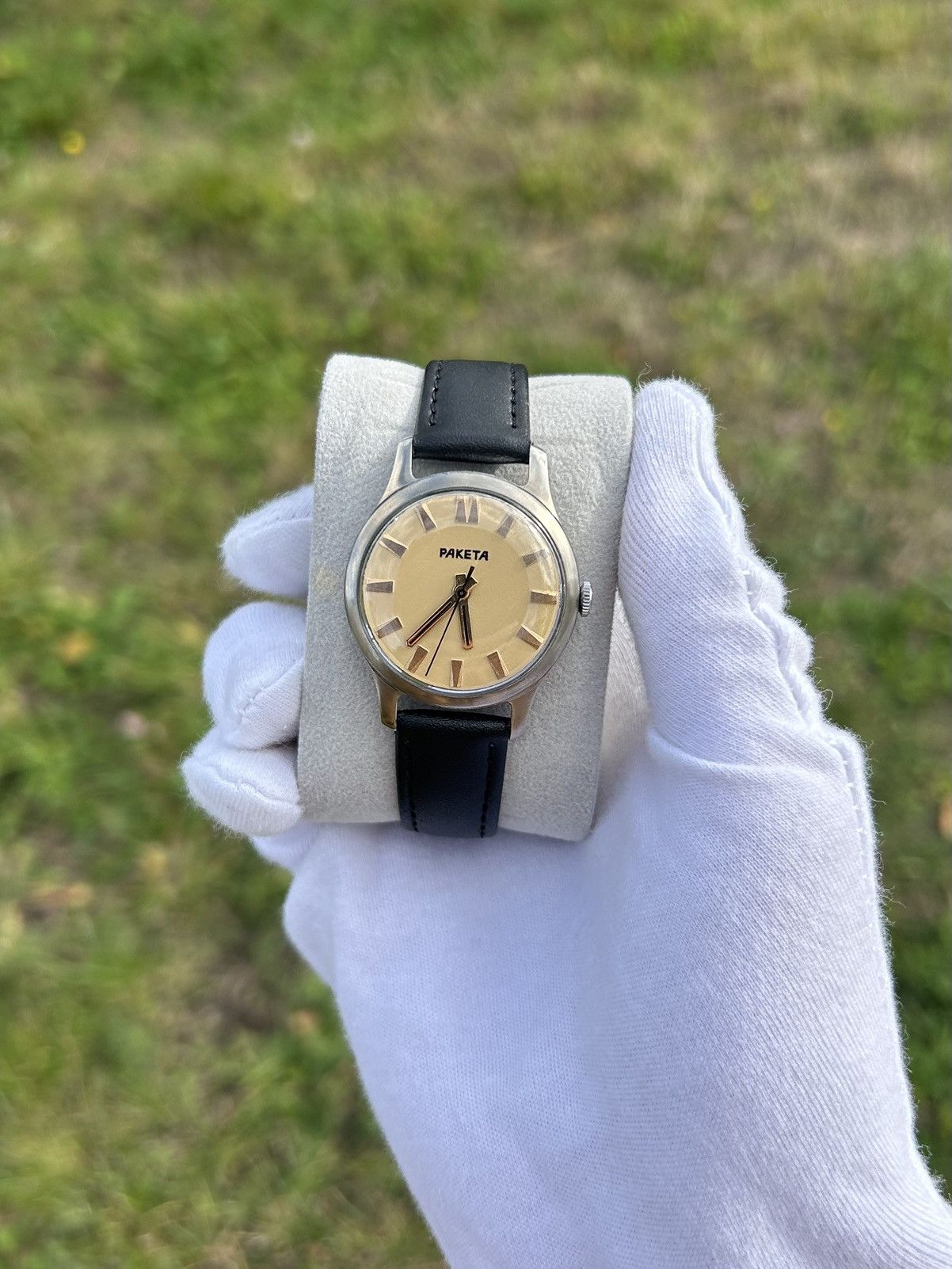 Vintage Vintage Watch Raketa Soviet USSR Mechanical Wristwatch 1950s Size ONE SIZE - 10 Thumbnail