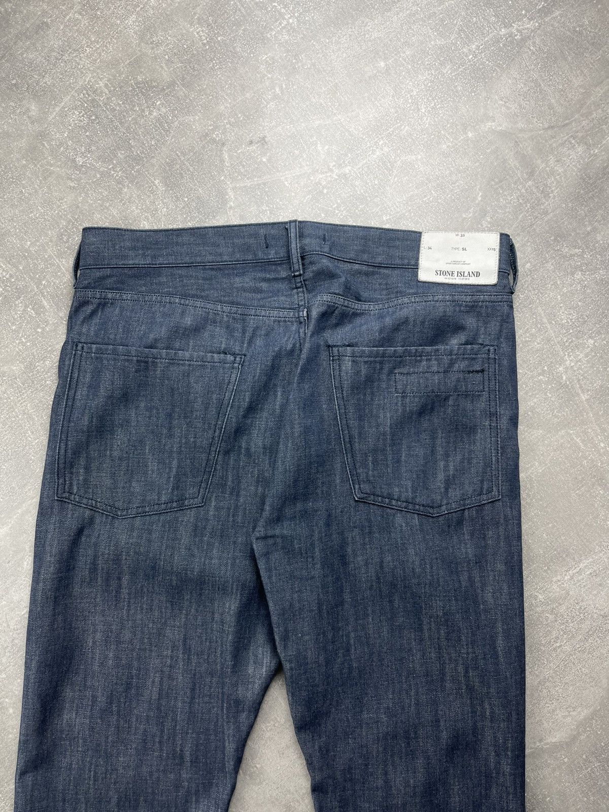 Stone Island Stone Island SL Slim Jeans Early 2010s Dark Blue Denim Size US 33 - 3 Thumbnail