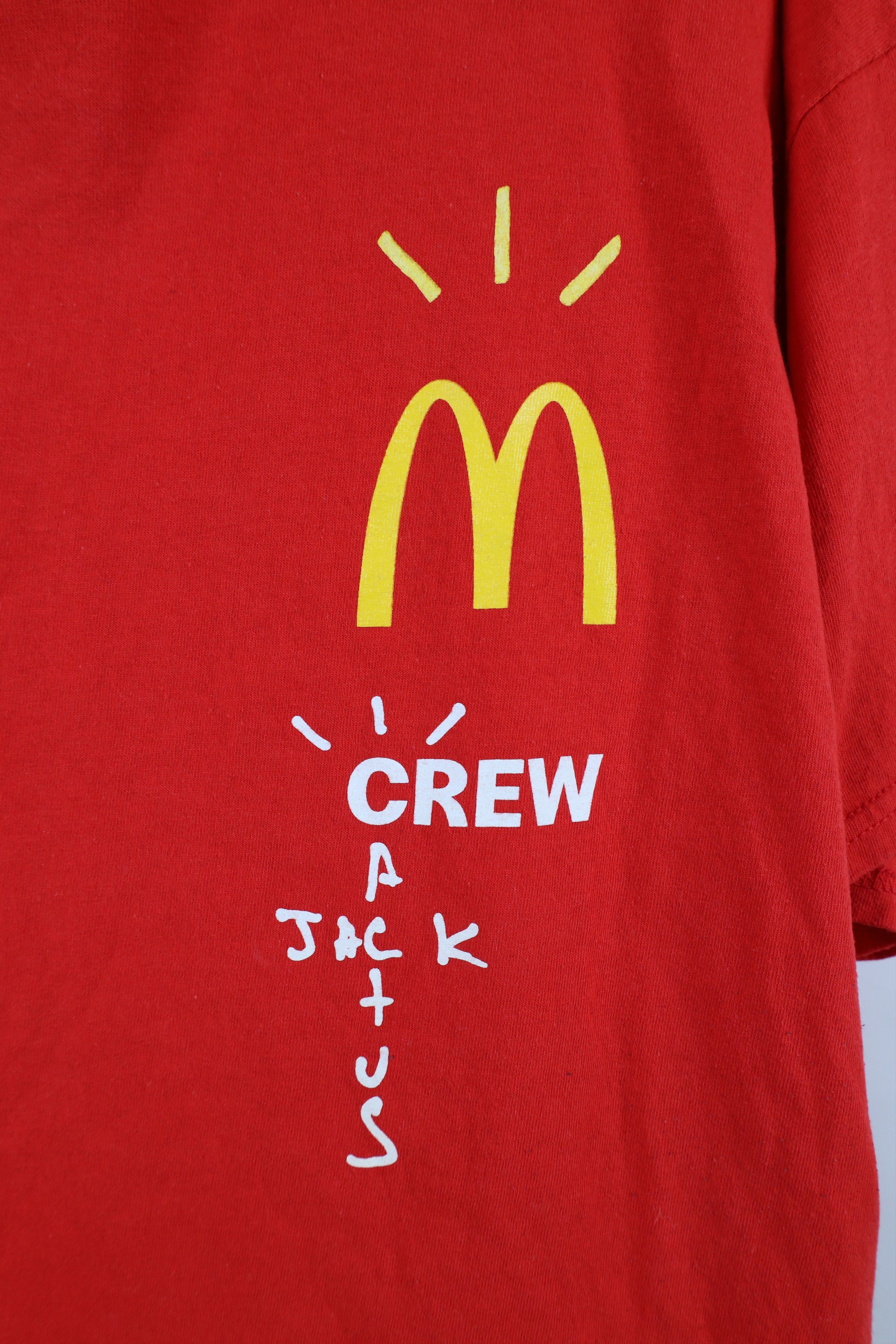 Vintage Streetwear Travis Scott Cactus Jack x McDonalds T-Shirt Red Size US XXL / EU 58 / 5 - 4 Thumbnail