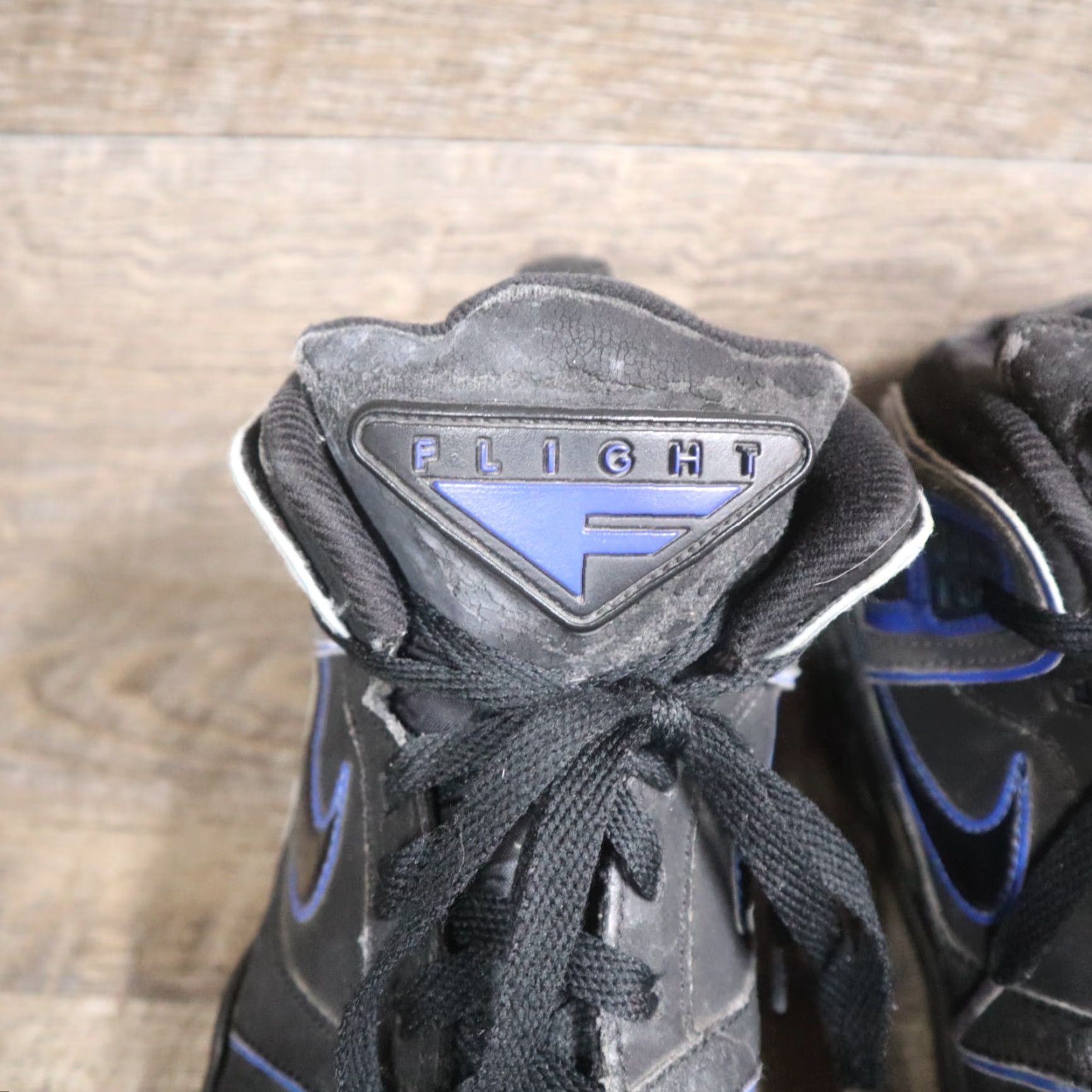 Nike Nike Air Flight Falcon High Top Sneakers Black and Blue Adult Men's Size 13 Athleisure Size US 13 / EU 46 - 4 Thumbnail