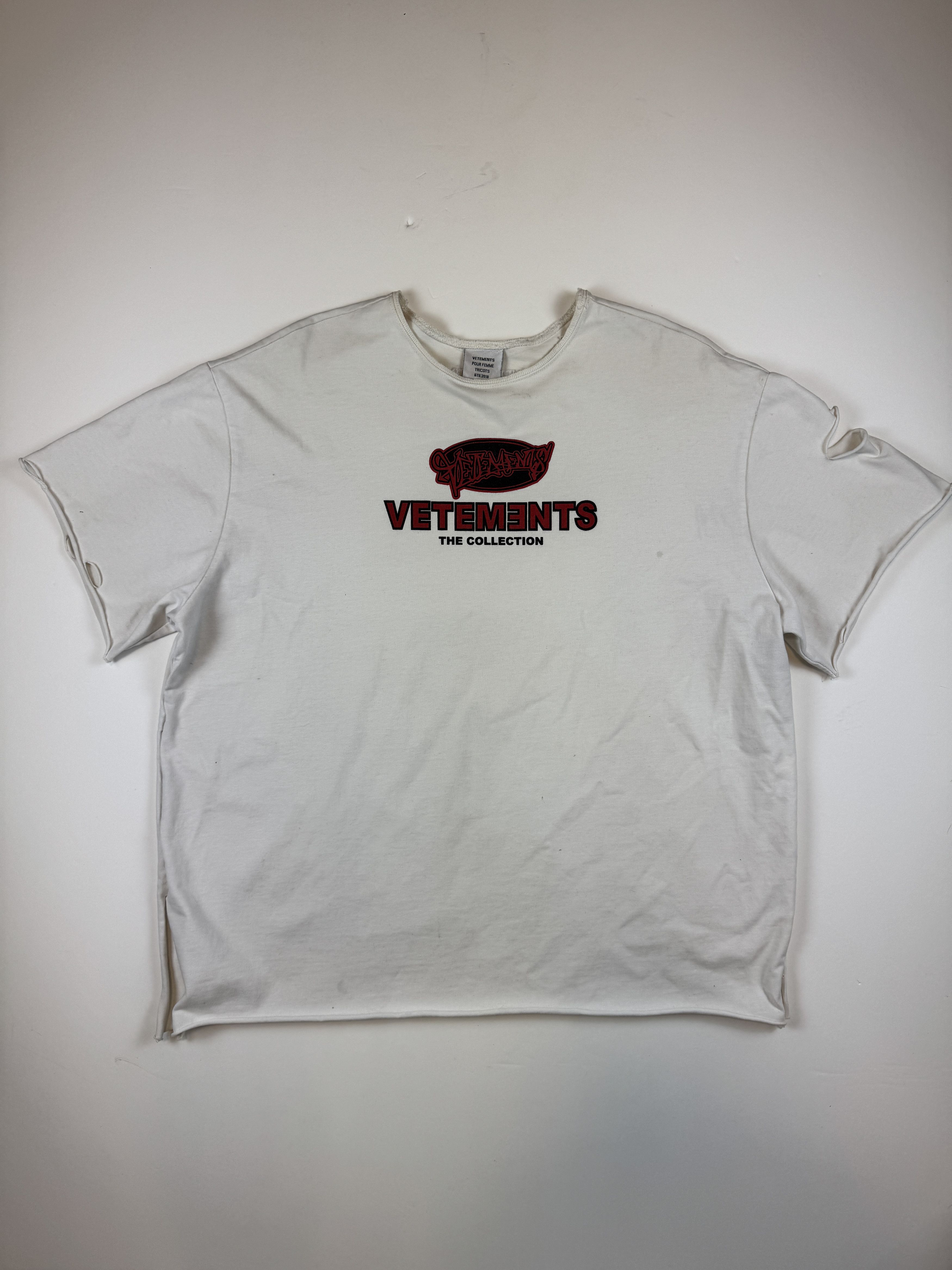 Vetements Vetements Hip Hop Cut Tee Size US S / EU 44-46 / 1 - 1 Thumbnail