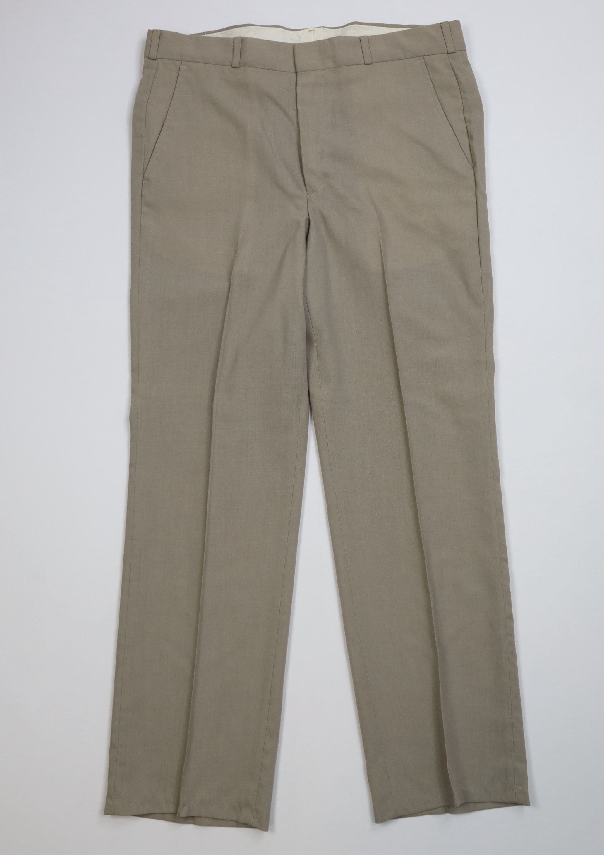 Vintage Vintage 70s Streetwear Wool Blend Knit Wide Leg Chino Pants Size US 36 / EU 52 - 1 Thumbnail