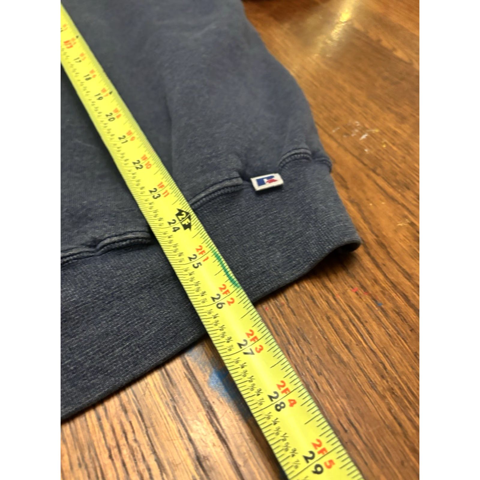 Russell Athletic VINTAGE Russell Athletic Sweatshirt Crewneck 2XL Men's Gray Cotton Polyester Fleece Embroidered Logo 90s Hip Hop USA Sports Pullover Size US XXL / EU 58 / 5 - 4 Thumbnail