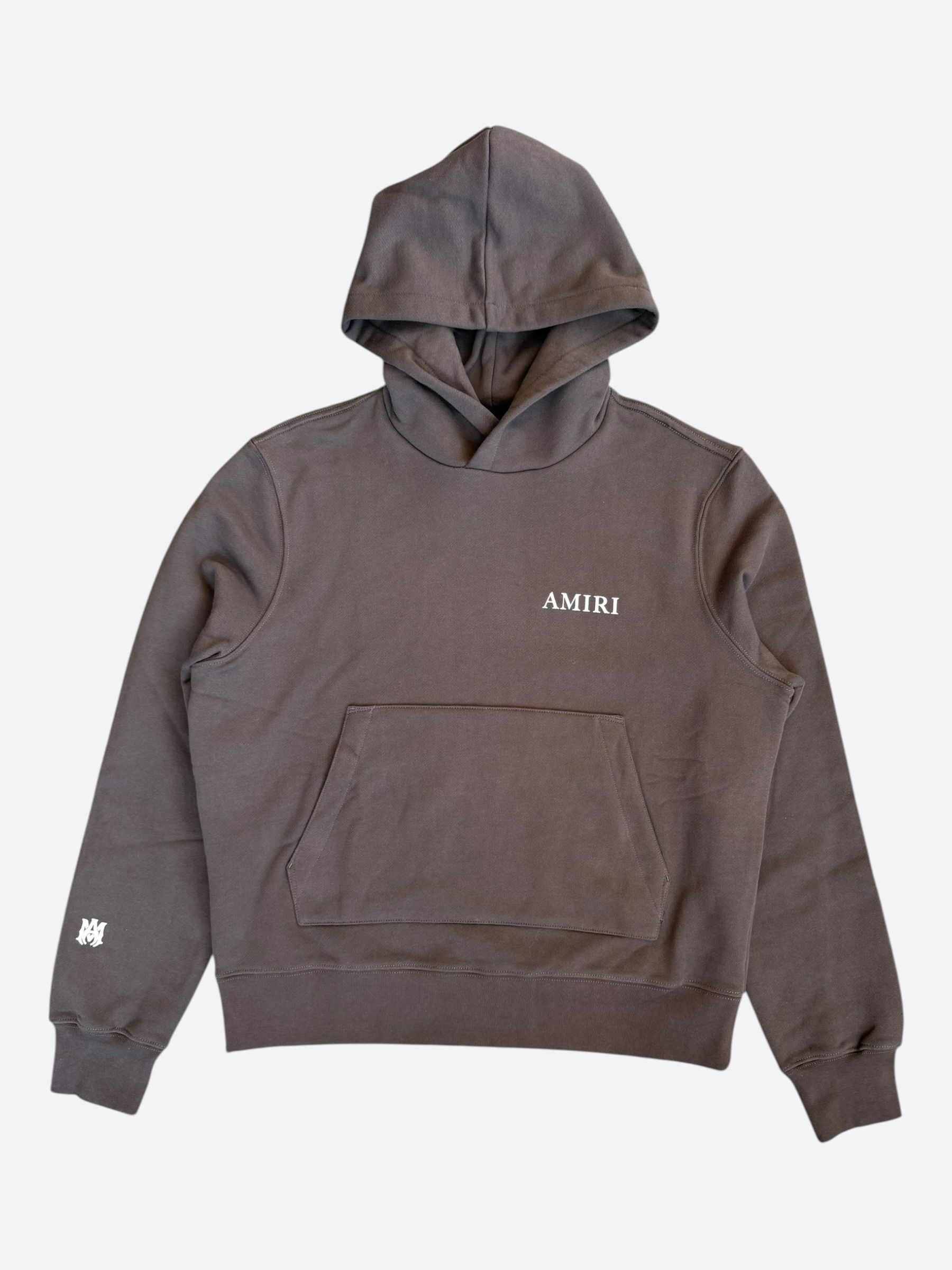 Amiri Amiri Brown Puff MA Logo Hoodie Size US S / EU 44-46 / 1 - 1 Thumbnail