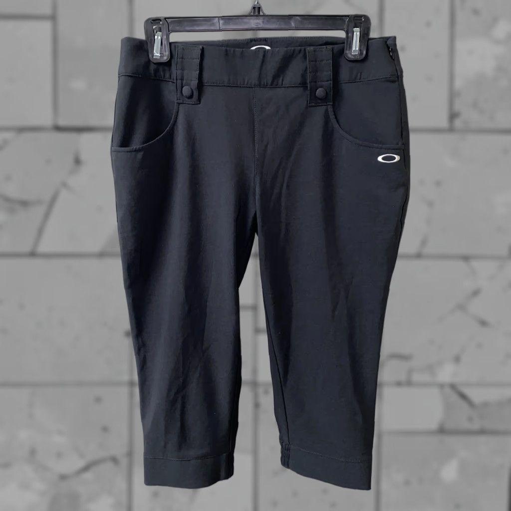 Oakley Oakley Womens Black Polyester/Spandex Athletic Pants Size 4 Size 27" / US 4 / IT 40 - 1 Thumbnail