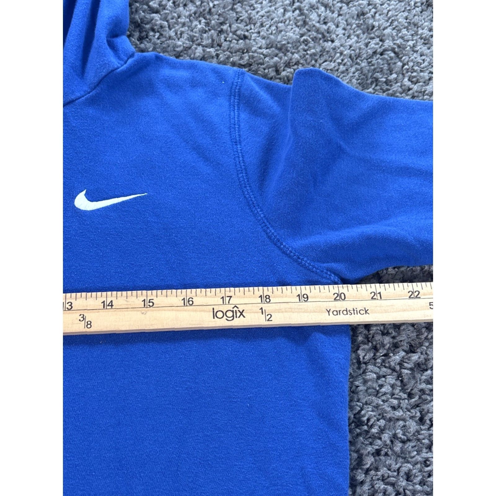 Nike Nike Hoodie Womens Medium Blue Rally Fleece Athletic Pullover Gym Size M / US 6-8 / IT 42-44 - 3 Thumbnail