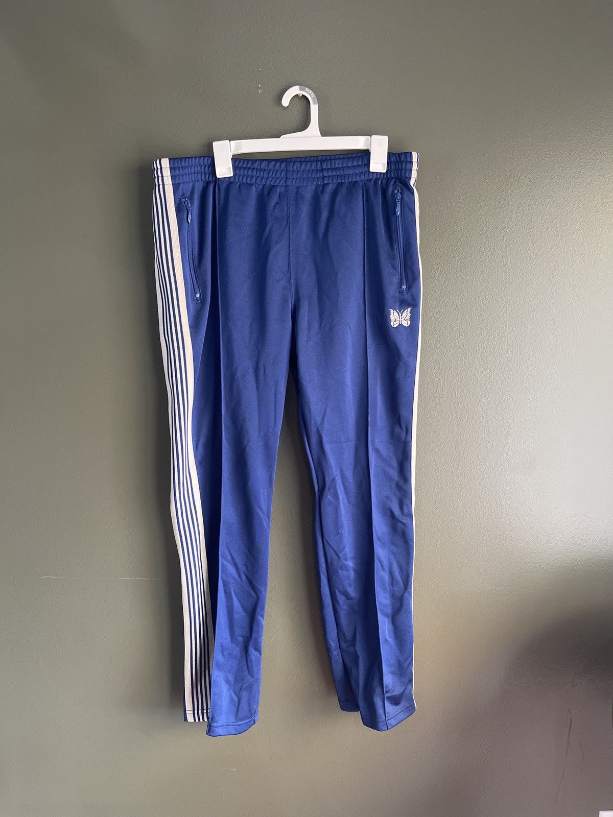 Needles Track Pants Navy | Grailed
