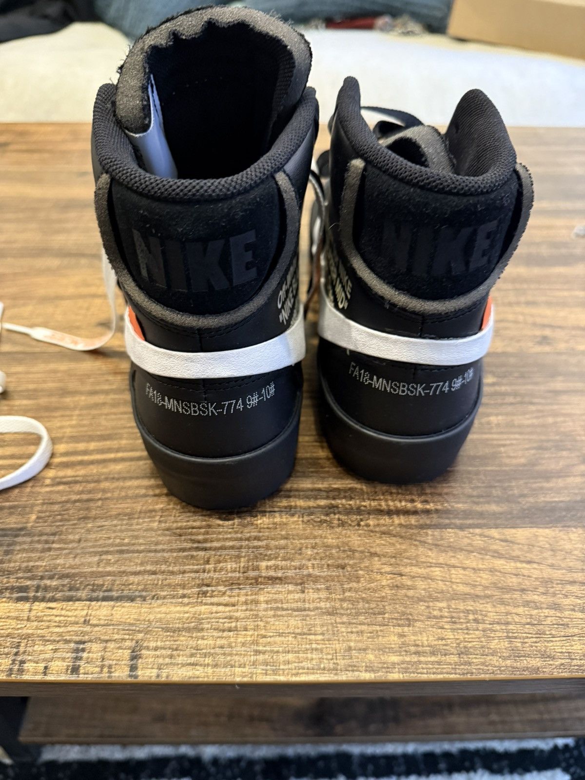 Nike × Off-White The 10 Nike Blazer Mid Grim Reaper Off-White Size US 9 / EU 42 - 8 Thumbnail