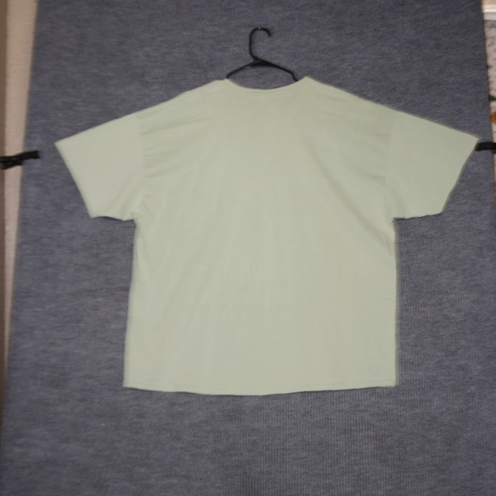 Gildan VTG Let Him Give You A Hand Graphic T Shirt Mens 3XL Green Jesus Teee Streetwear Size US XXL / EU 58 / 5 - 4 Thumbnail