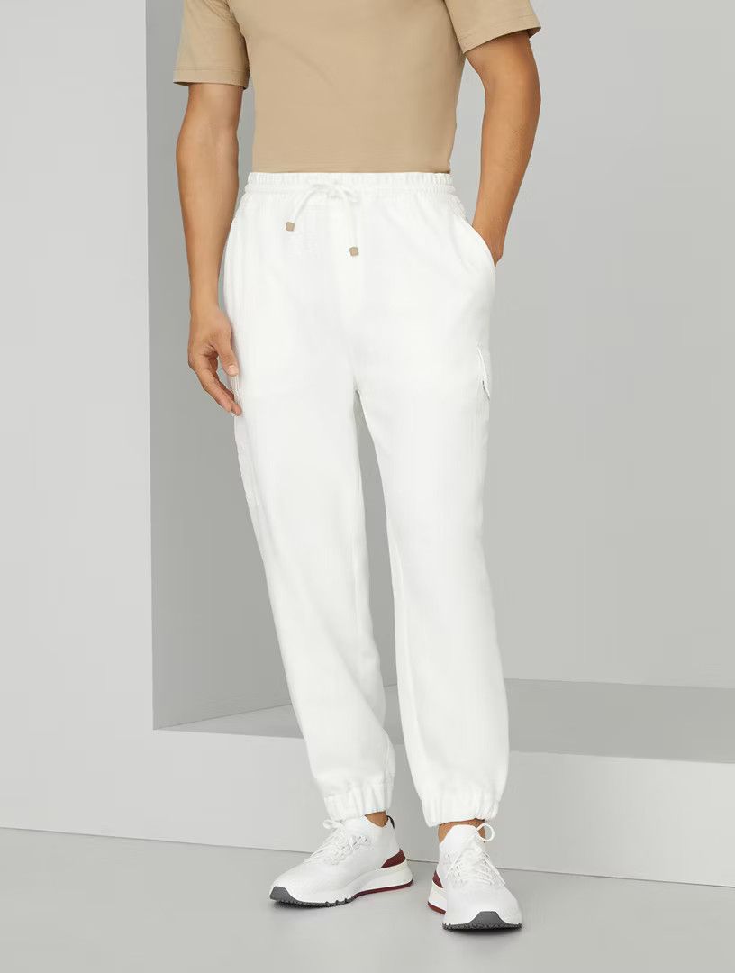 Brunello Cucinelli o1la1rc1a0425 Pants in Off White Size US 36 / EU 52 - 2 Thumbnail