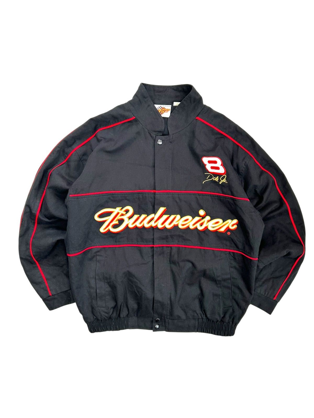 Budweiser Vintage Budweiser Nascar Racing y2k jacket Dale Earnhardt Size US L / EU 52-54 / 3 - 1 Thumbnail